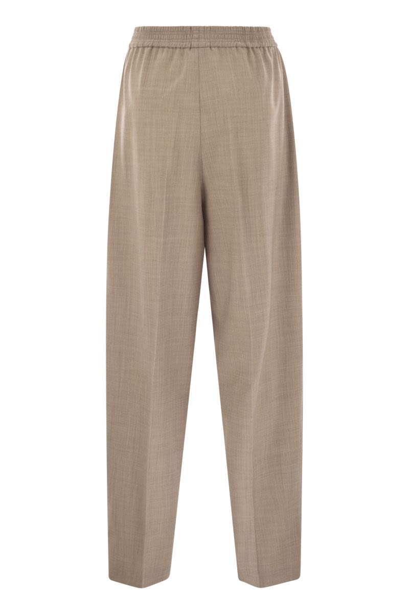 FABIANA FILIPPI Straight Wool Trousers for Women, FW25