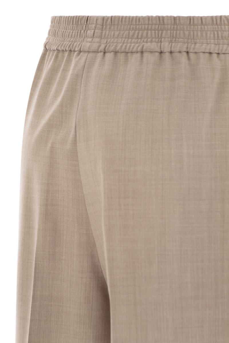 FABIANA FILIPPI Straight Wool Trousers for Women, FW25