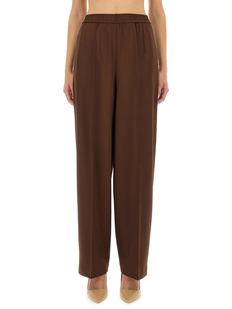 FABIANA FILIPPI Chic Virgin Wool Trousers for Women - FW25