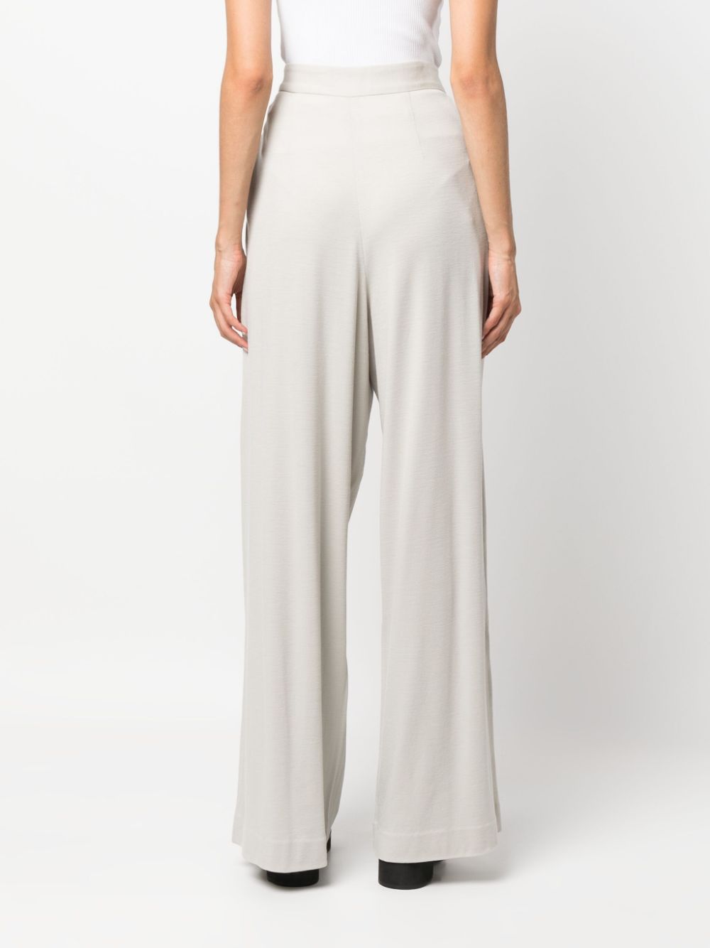 FABIANA FILIPPI High-Waisted Wide Leg Wool Trousers