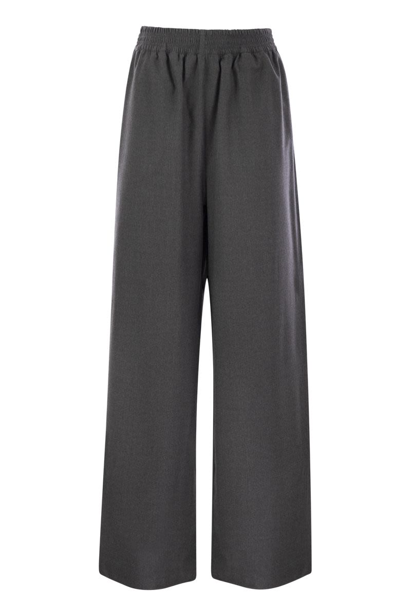FABIANA FILIPPI Fluid Wide Flannel Trousers for Women