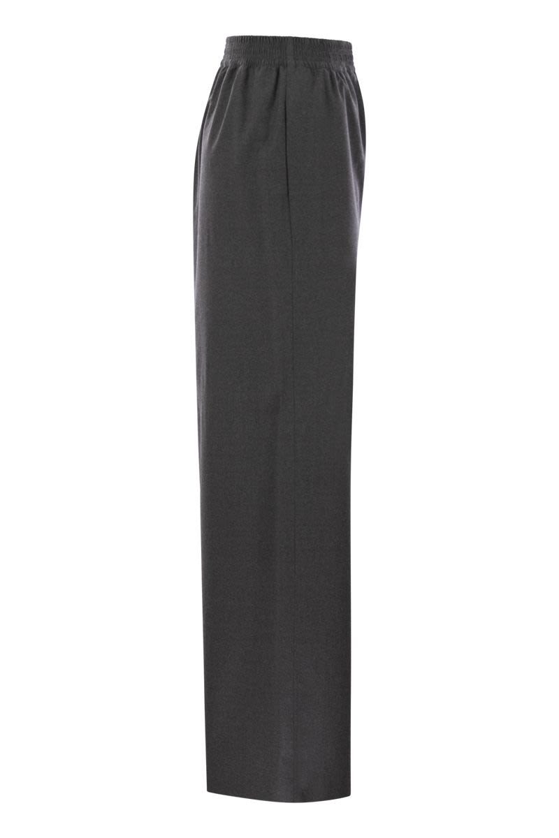 FABIANA FILIPPI Fluid Wide Flannel Trousers for Women