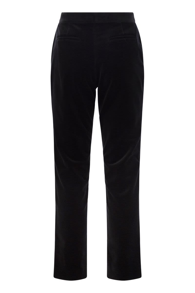 FABIANA FILIPPI Velvet Trousers - Regular Fit for Women