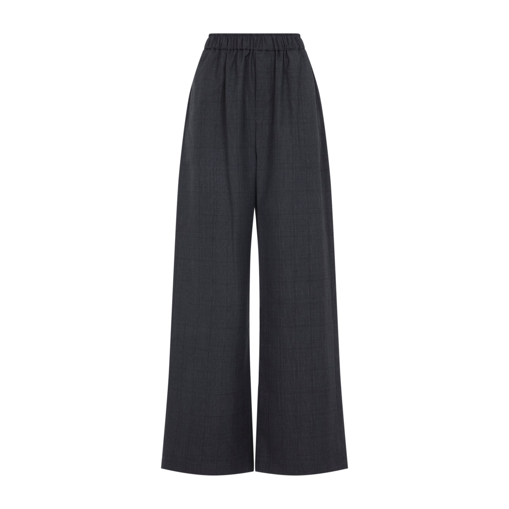 THE FRANKIE SHOP Women's Wide Leg Plaid Track Pants