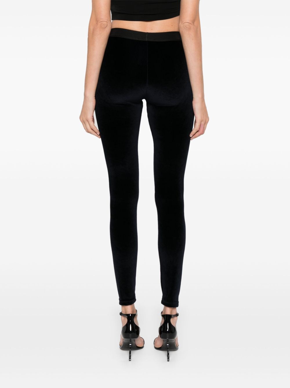 TOM FORD High Waist Velour Leggings