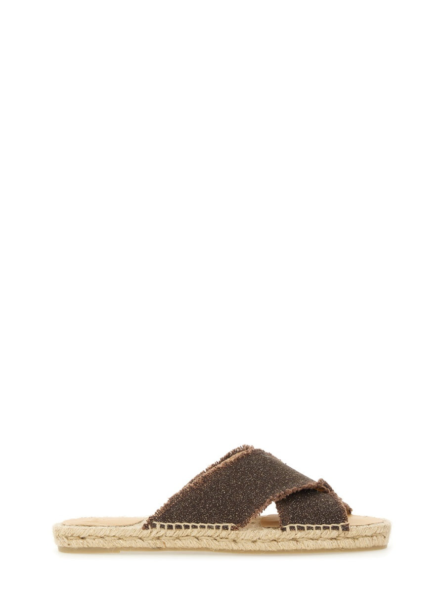 CASTAÑER Chic Linen Sandal for Women - Perfect for SS25