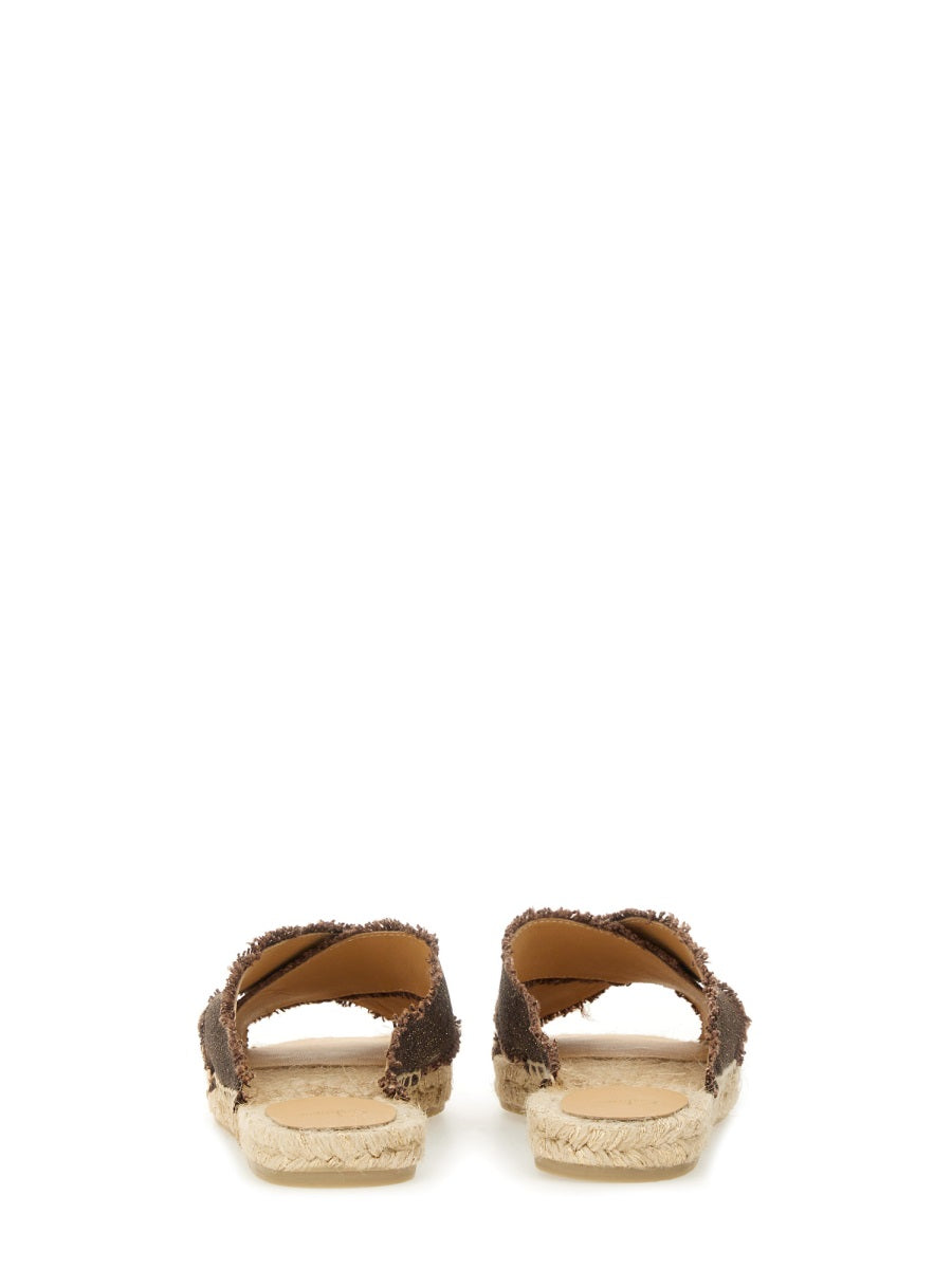 CASTAÑER Chic Linen Sandal for Women - Perfect for SS25