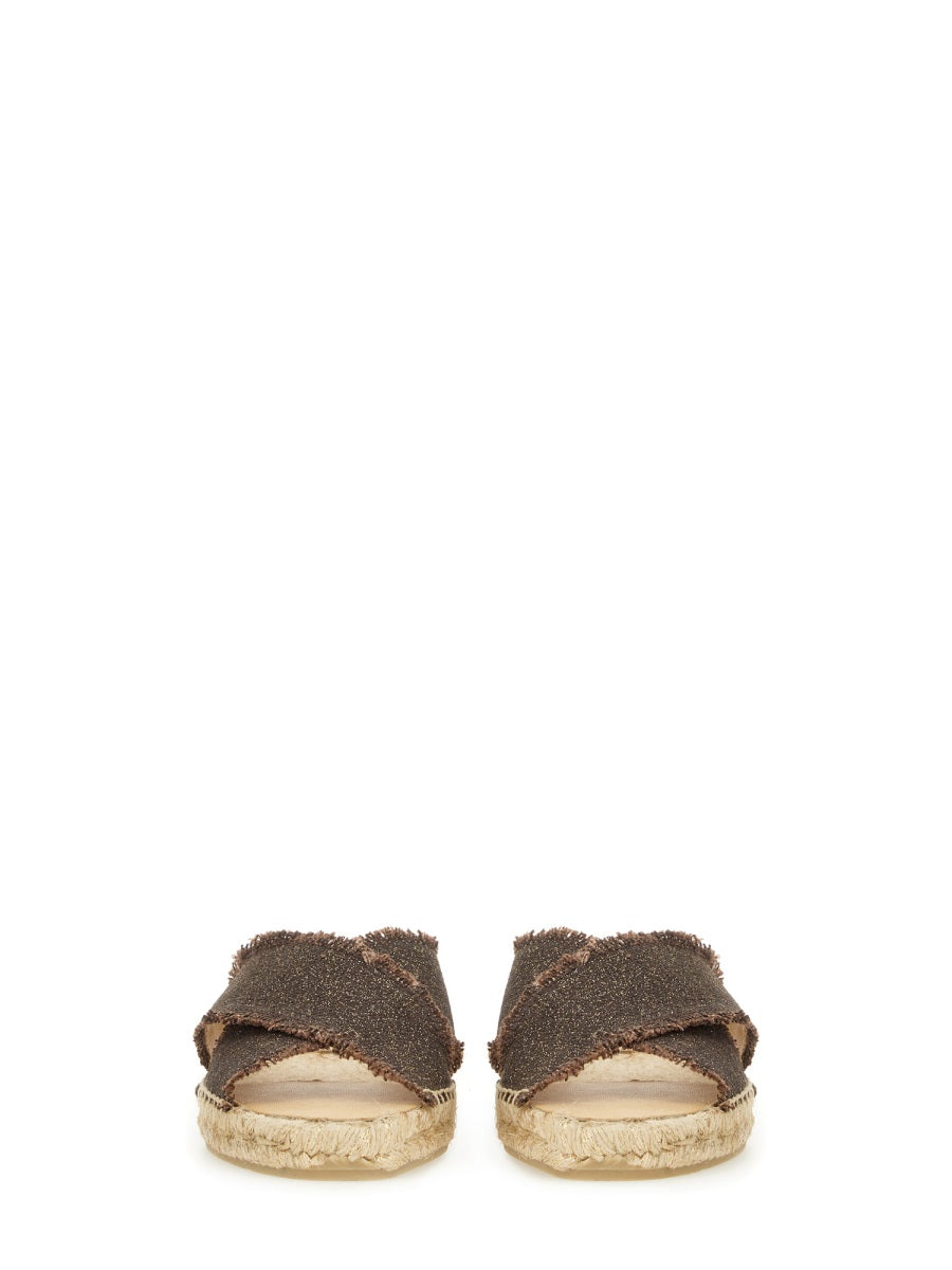 CASTAÑER Chic Linen Sandal for Women - Perfect for SS25