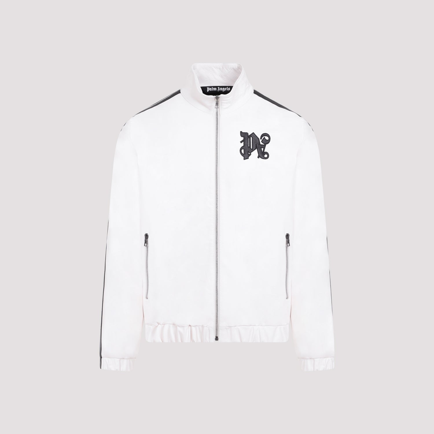 PALM ANGELS Monogram Leather Jacket for Men