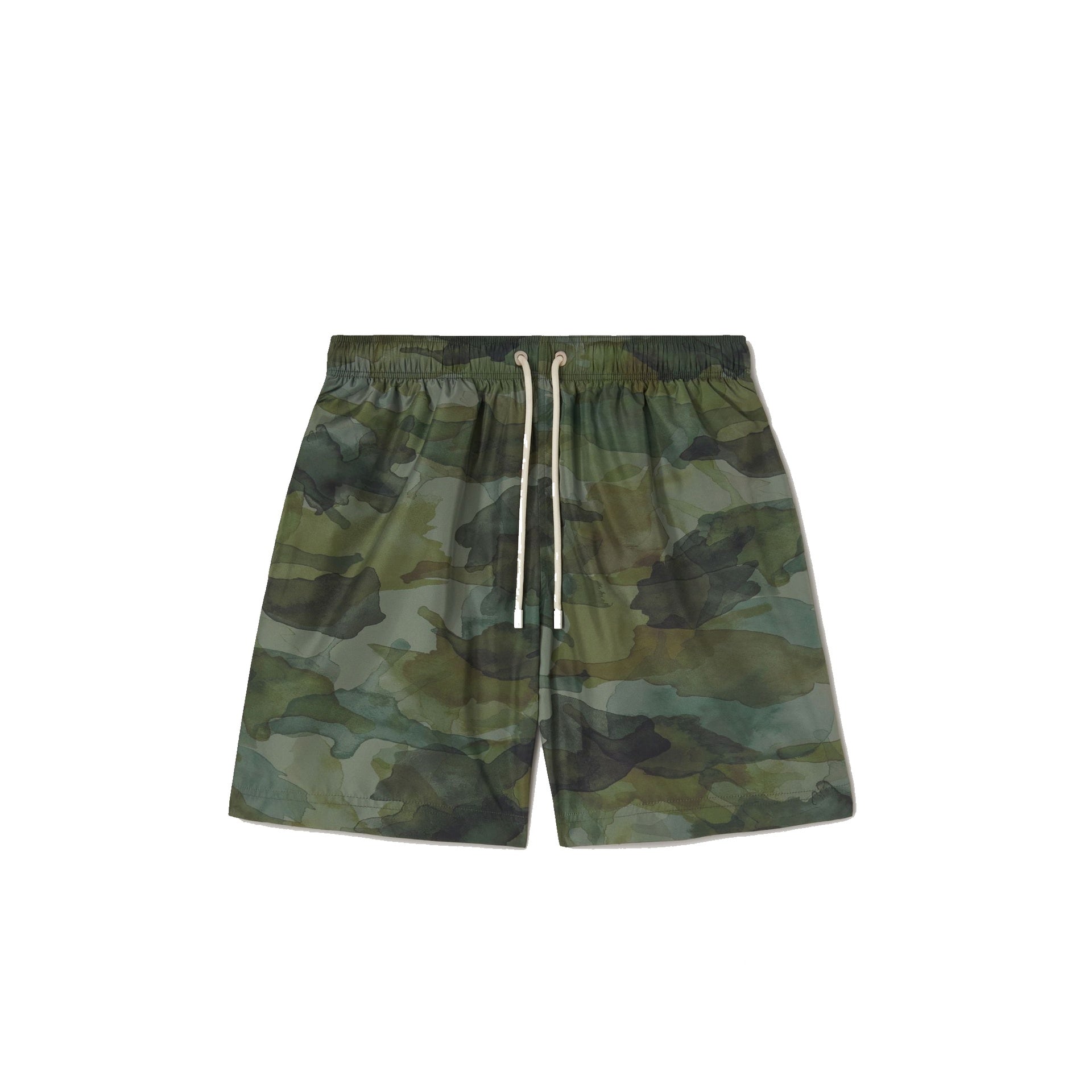 PALM ANGELS Camouflage Mini Swim Shorts