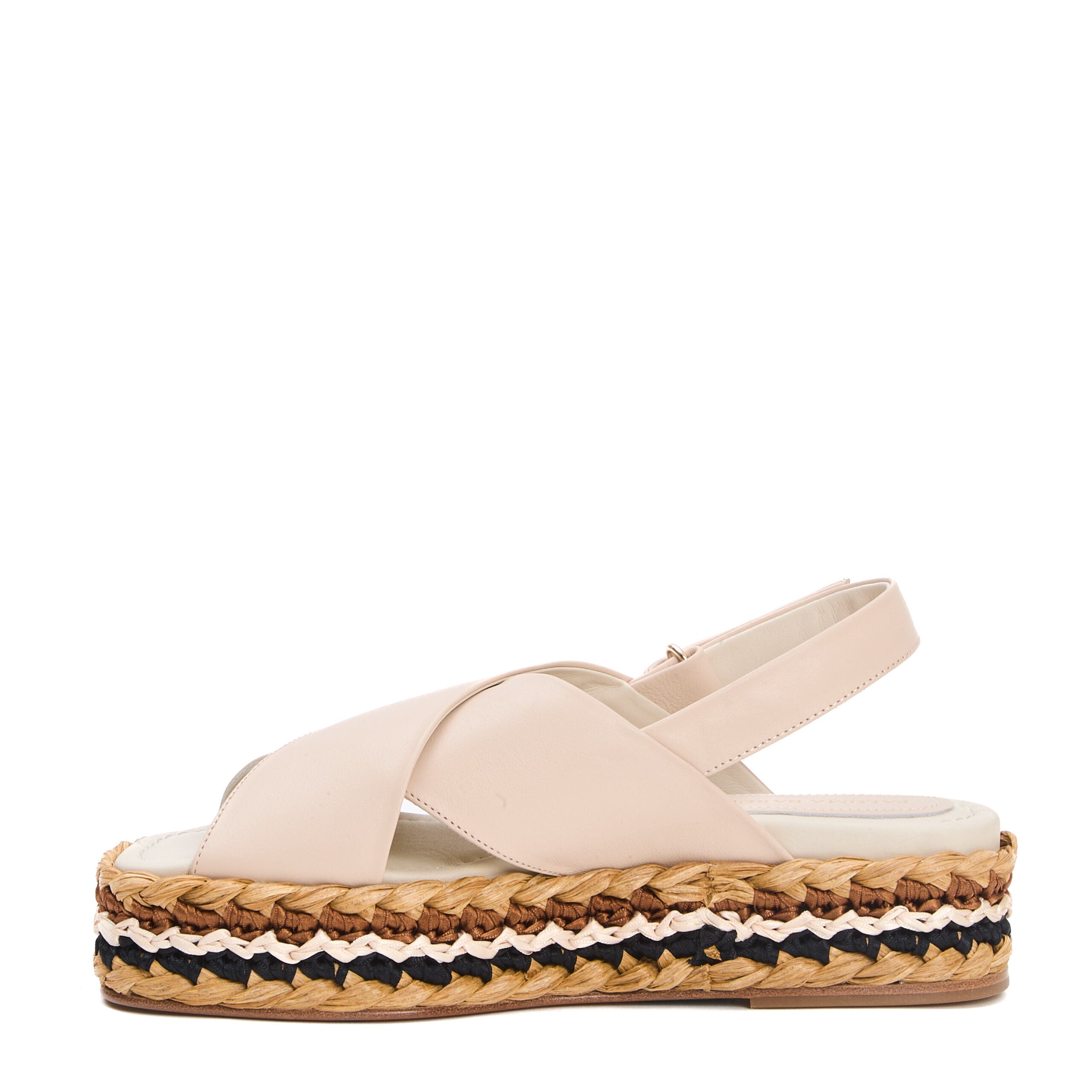 PALOMA BARCELÓ Woven Rope Platform Sandal