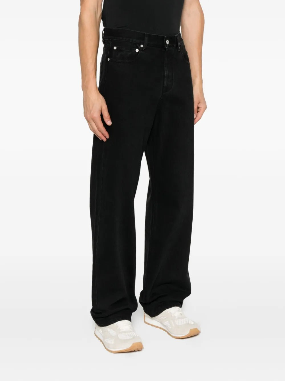 JACQUEMUS Mid-High Waist Denim Pants - Size 32 US