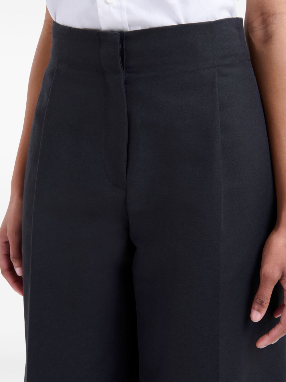 MARNI Wide Bermuda Shorts with Iconic Logo