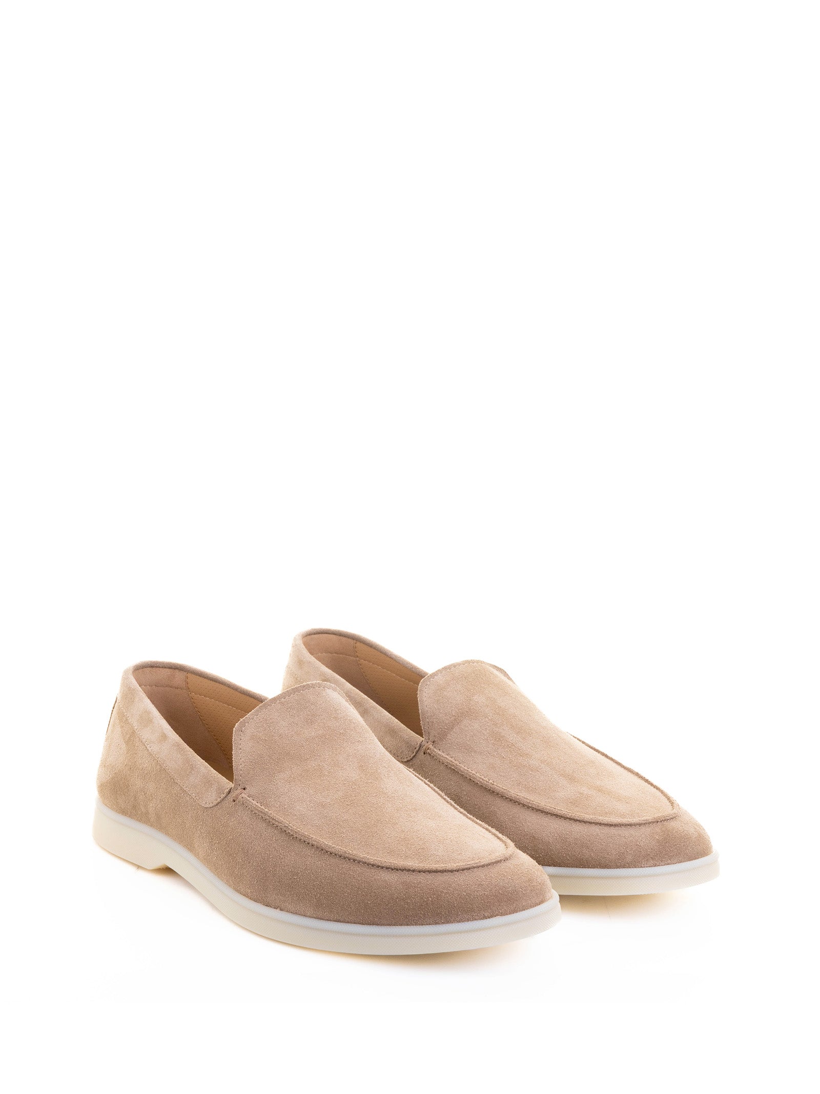 HENDERSON Men's Suede Moccasins with Rubber Sole