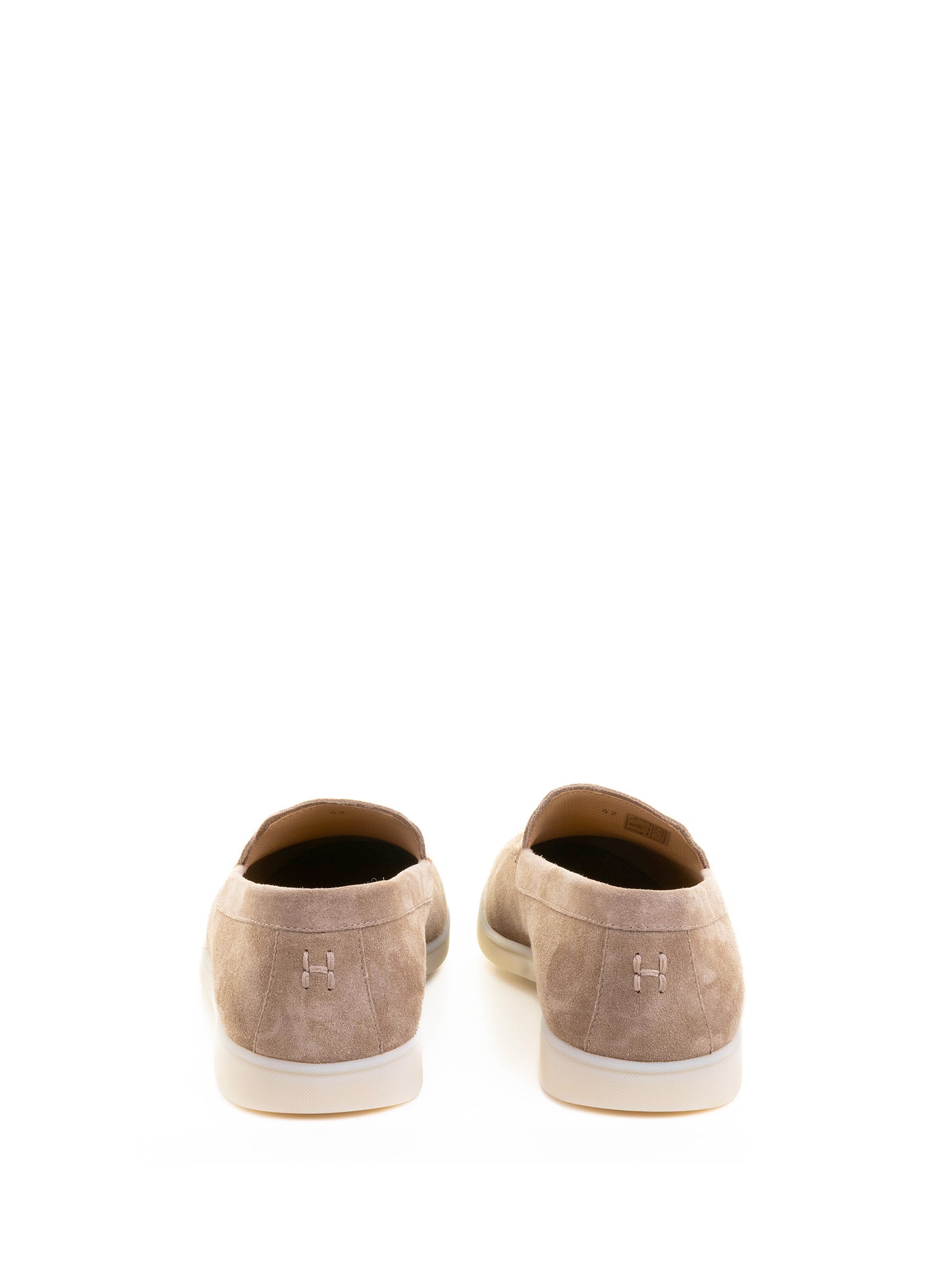 HENDERSON Men's Suede Moccasins with Rubber Sole