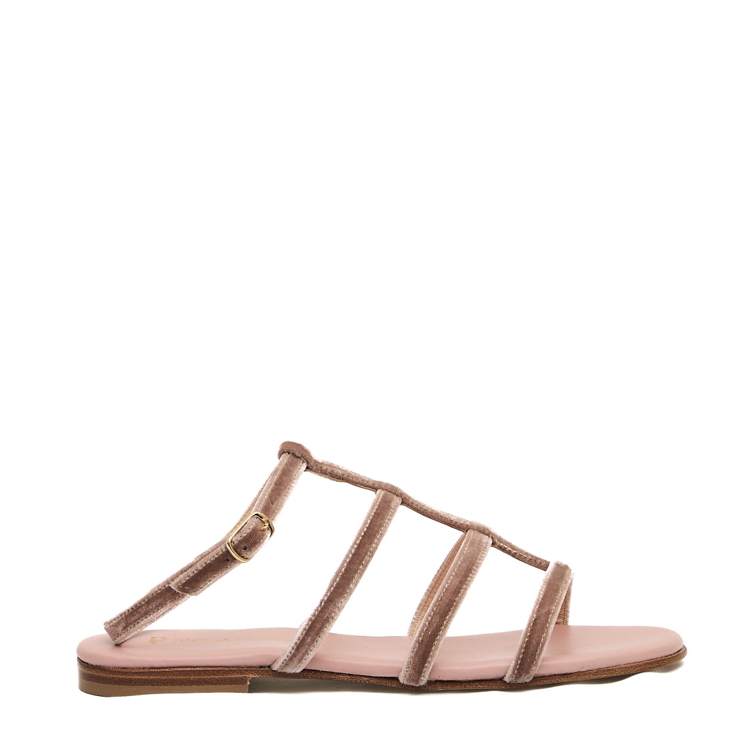 PAOLA FIORENZA Chic Velvet Sandals for Women