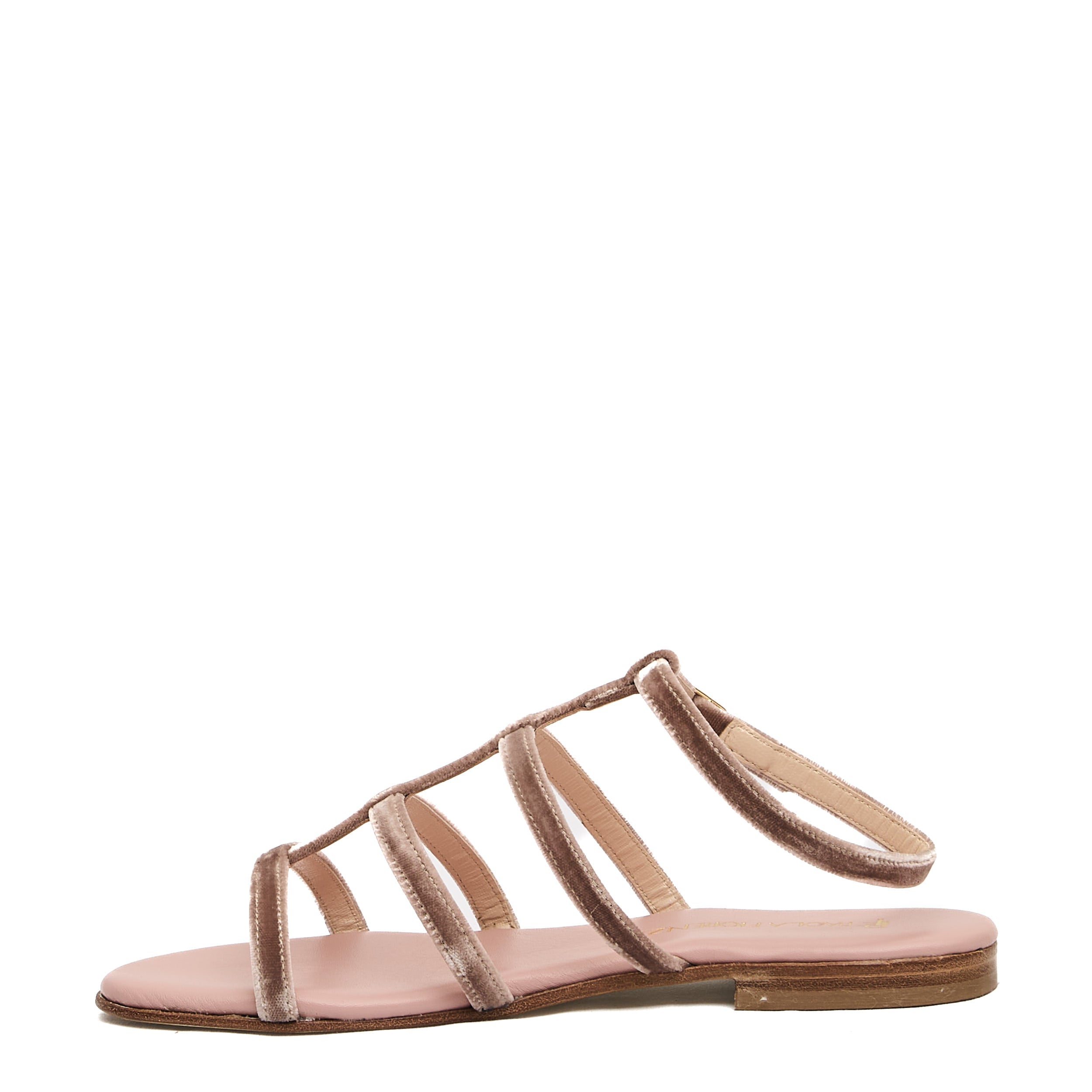 PAOLA FIORENZA Chic Velvet Sandals for Women