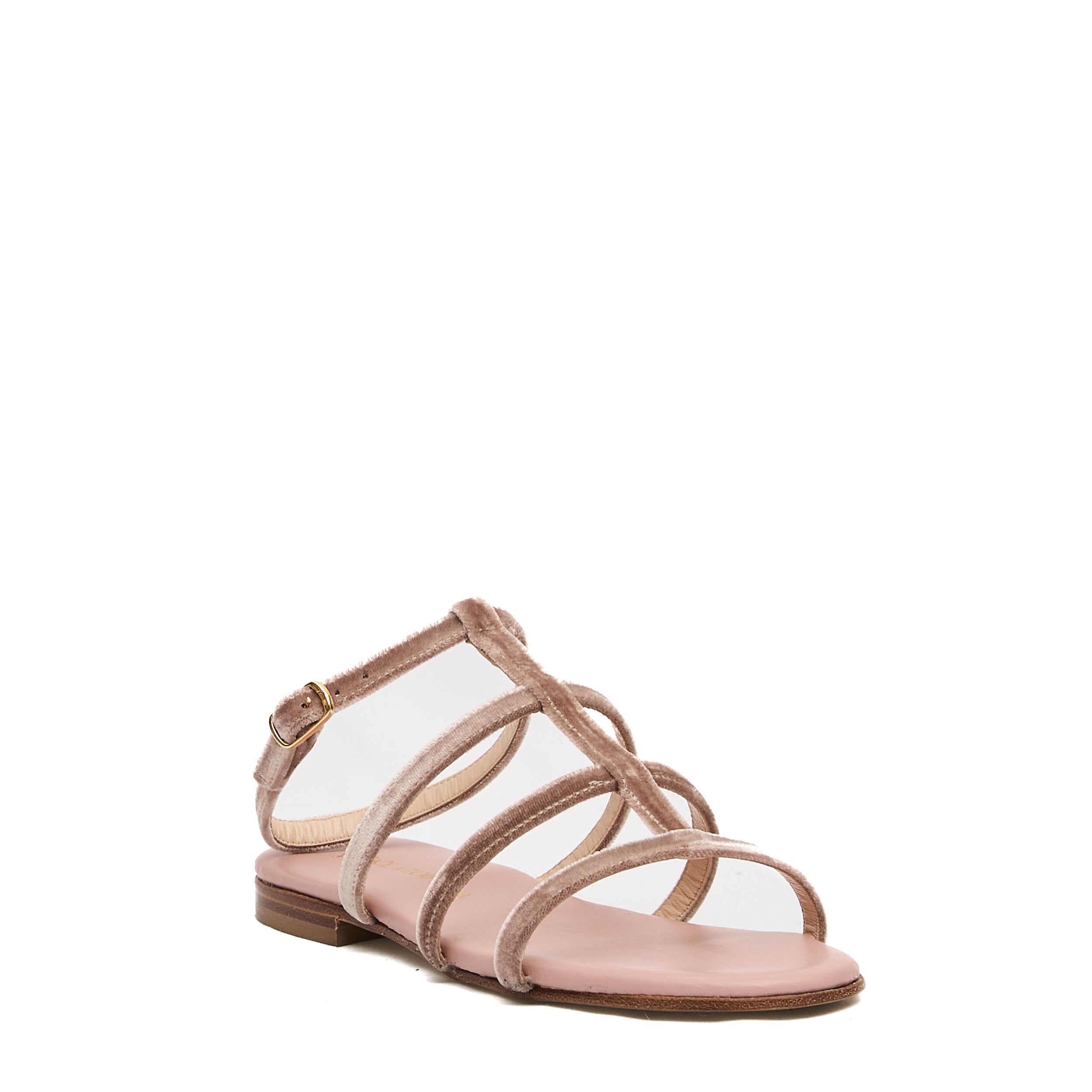 PAOLA FIORENZA Chic Velvet Sandals for Women