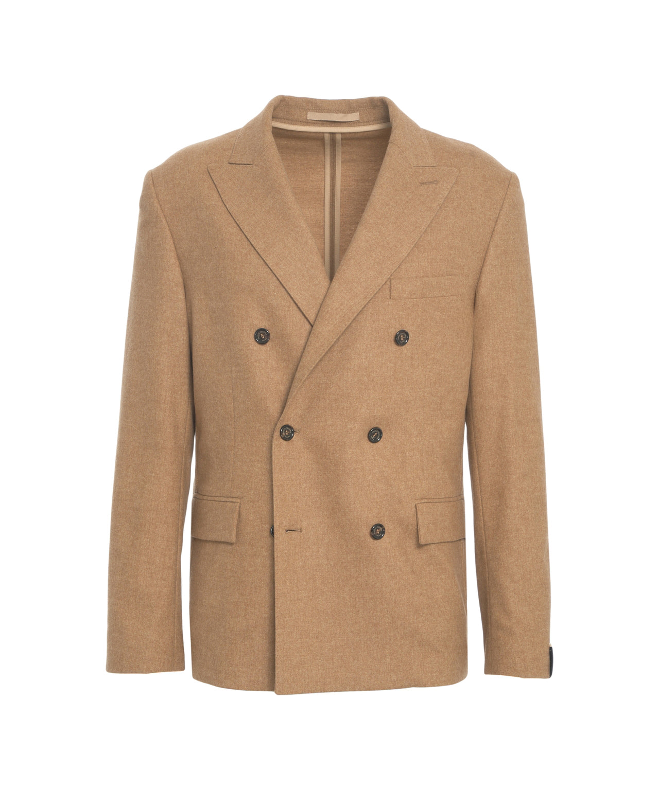 PAOLO PECORA Double-Breasted Tailored Blazer for Men