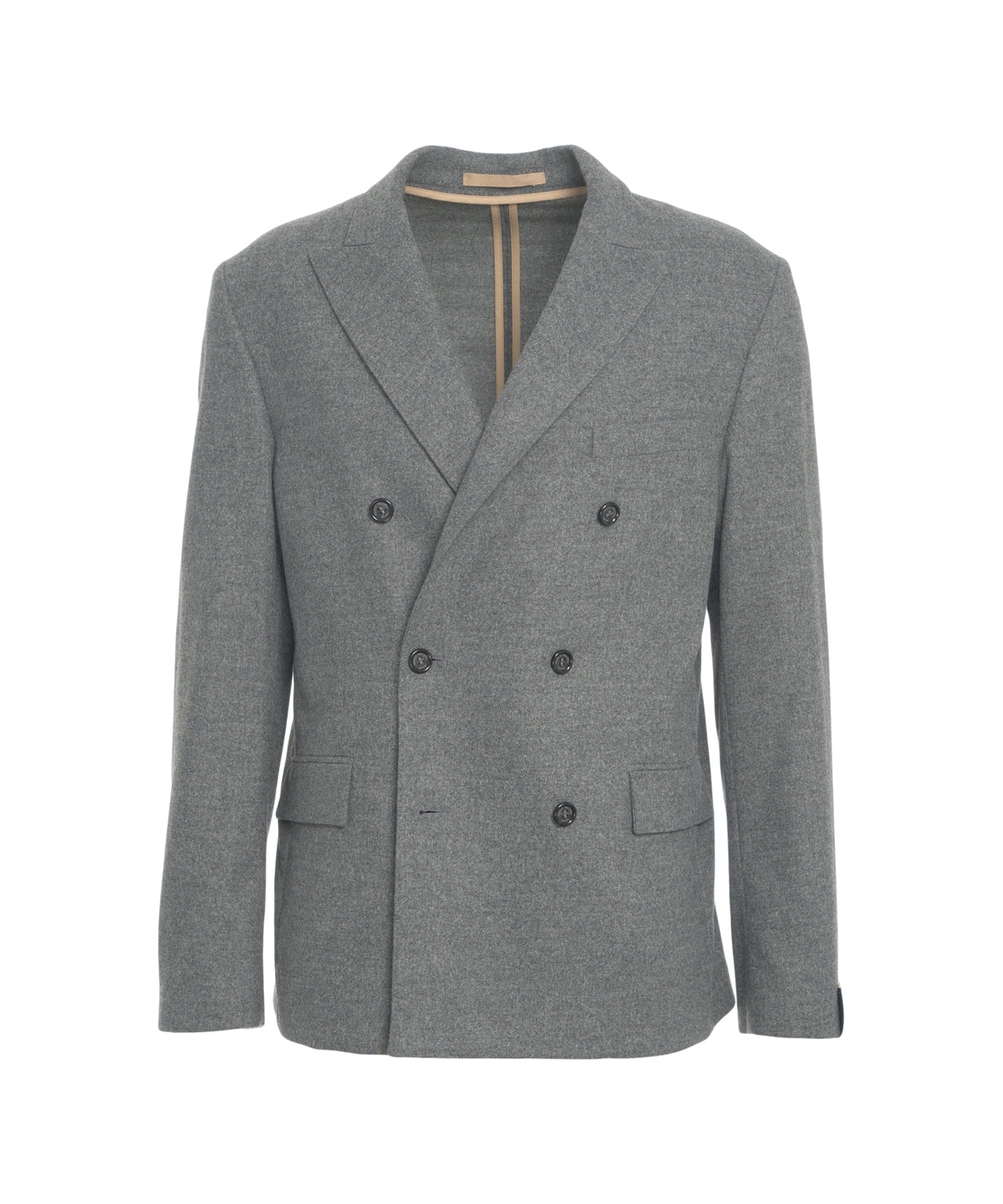 PAOLO PECORA Double-Breasted Tailored Blazer for Men