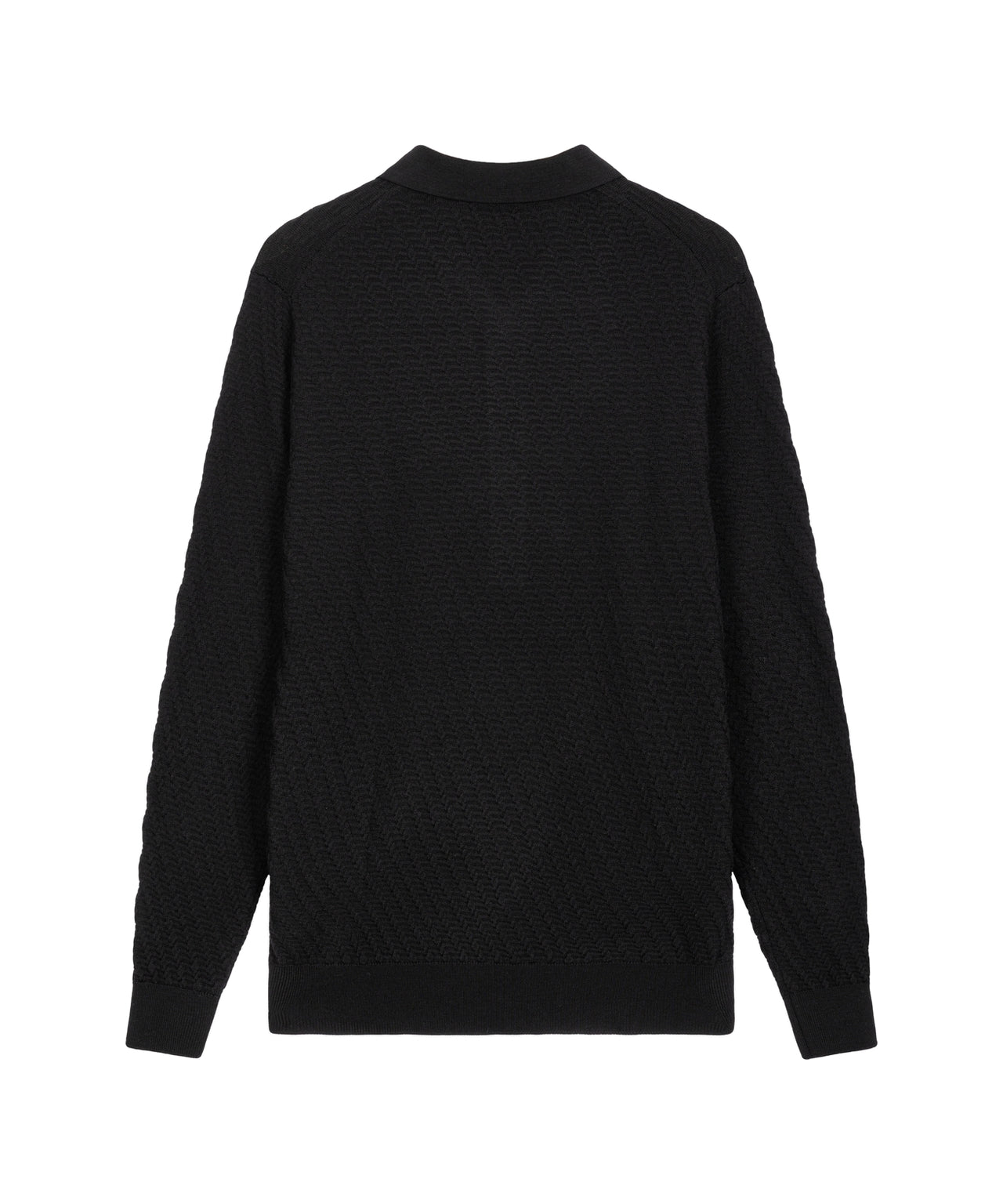 PAOLO PECORA Classic Polo Knit Sweater for Men