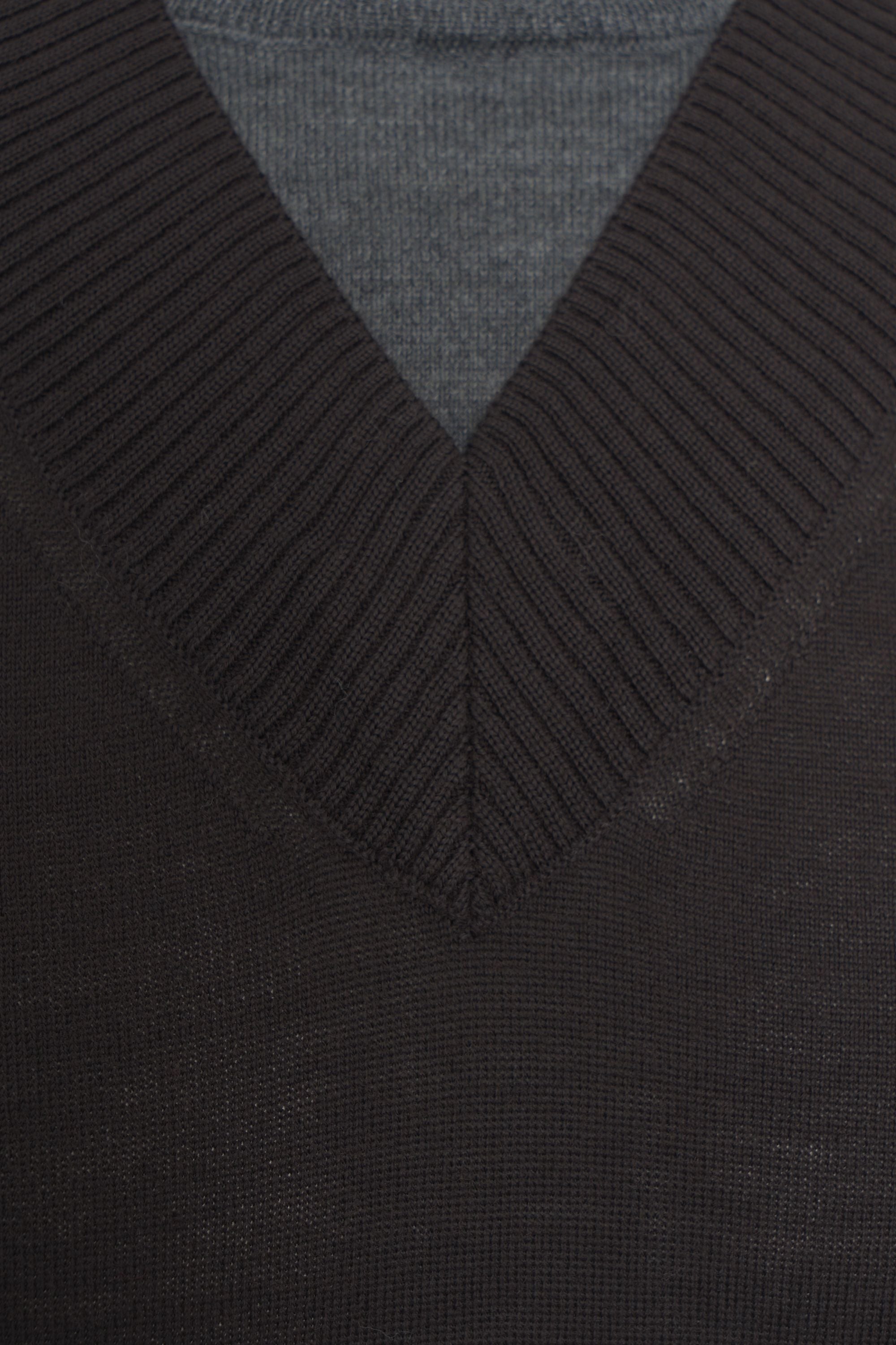 PAOLO PECORA V-Neck Knit Sweater for Men