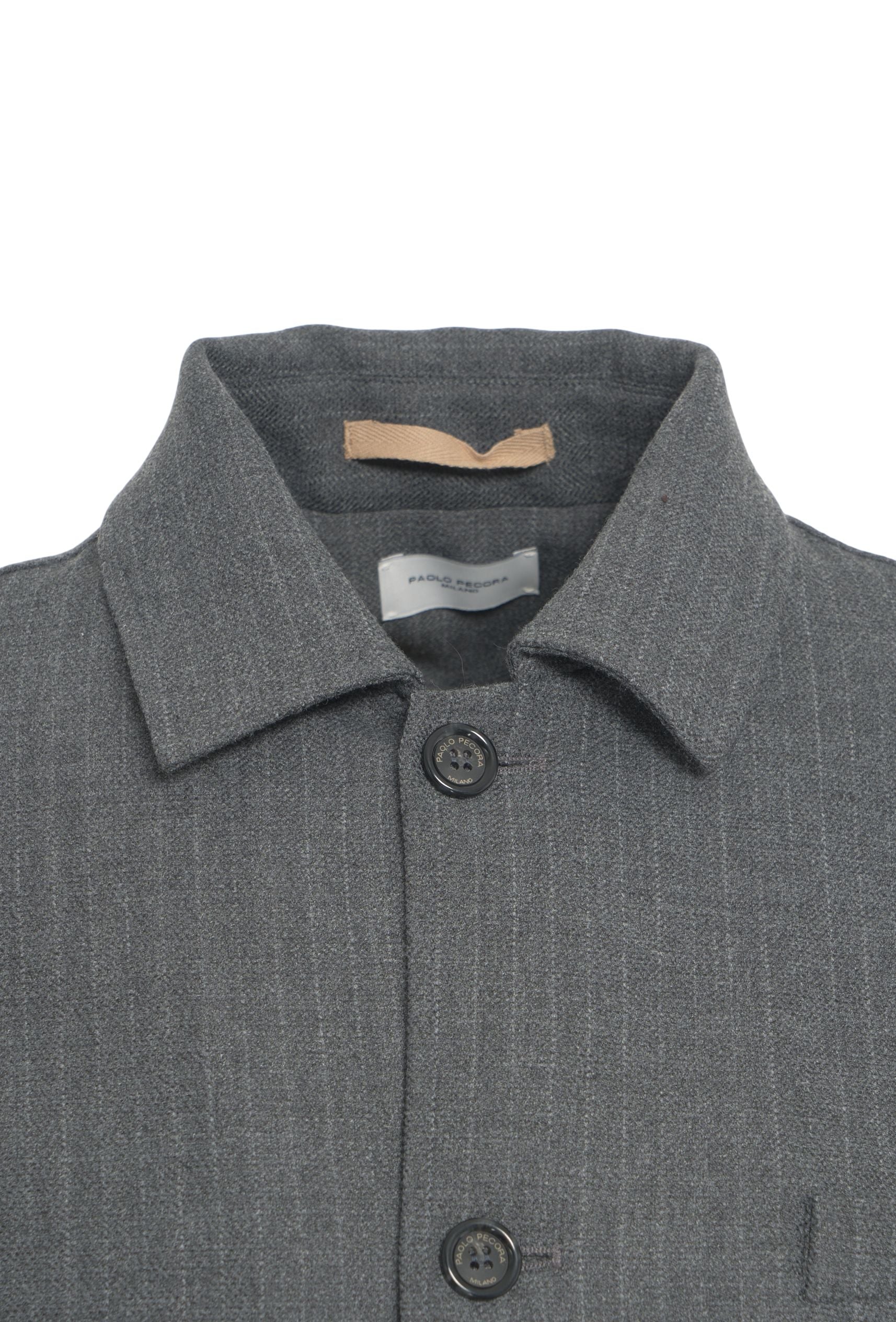PAOLO PECORA Elegant Pinstriped Overshirt