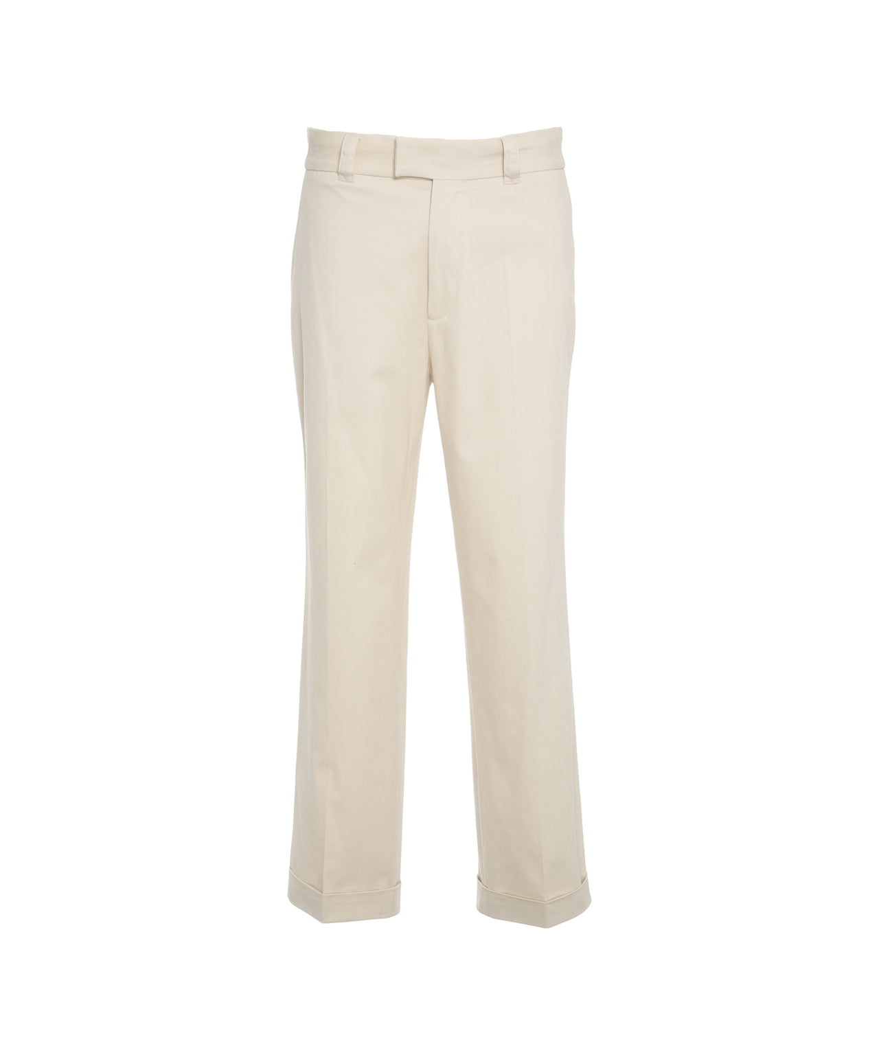 PAOLO PECORA Classic Straight Leg Chino Pants for Men