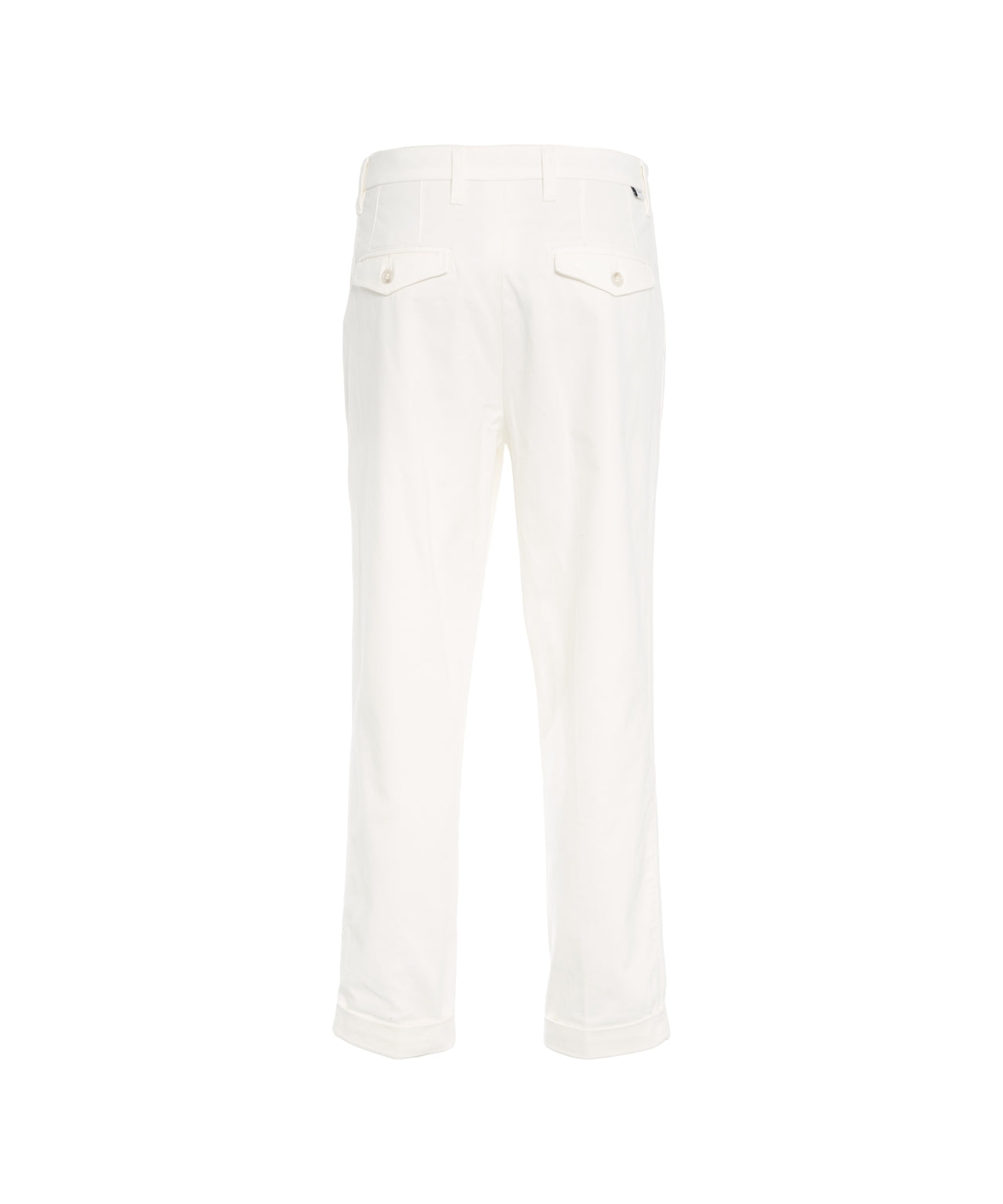 PAOLO PECORA Stylish Chino Trousers with Pleats - Men's Size Options Available