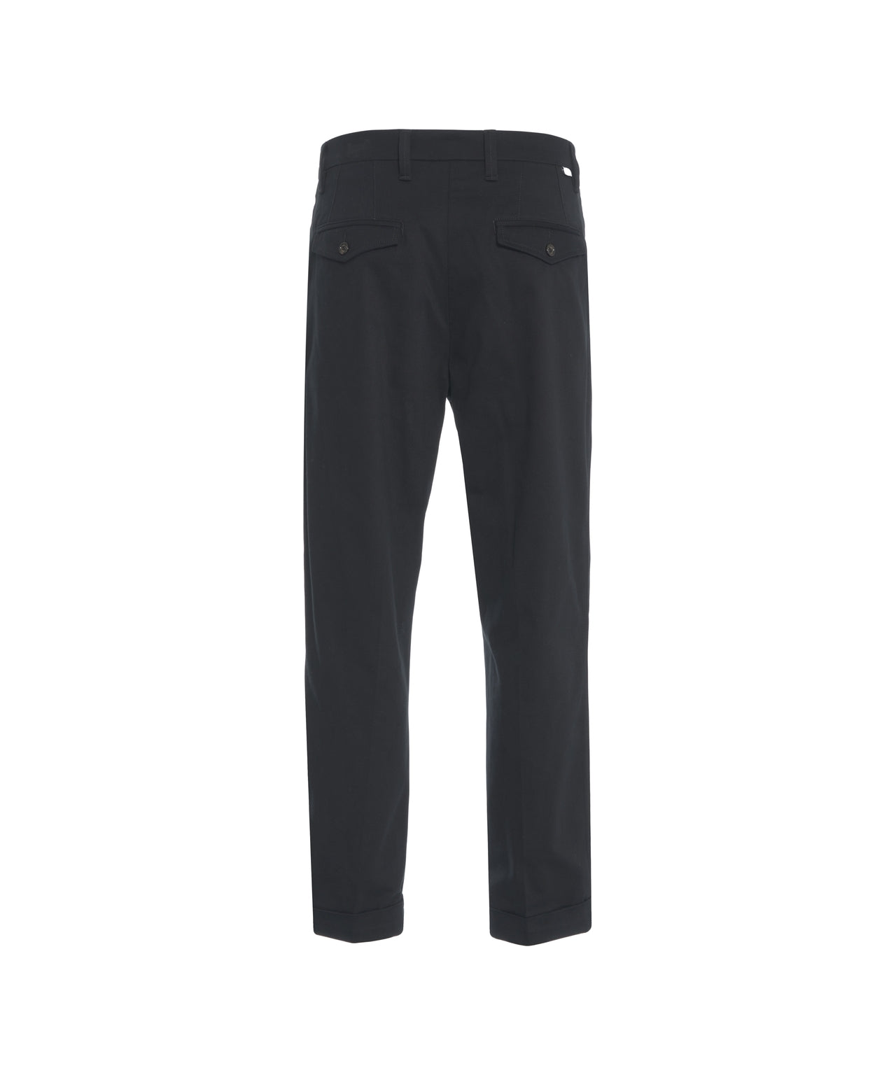 PAOLO PECORA Tailored Chino Trousers with Pleats