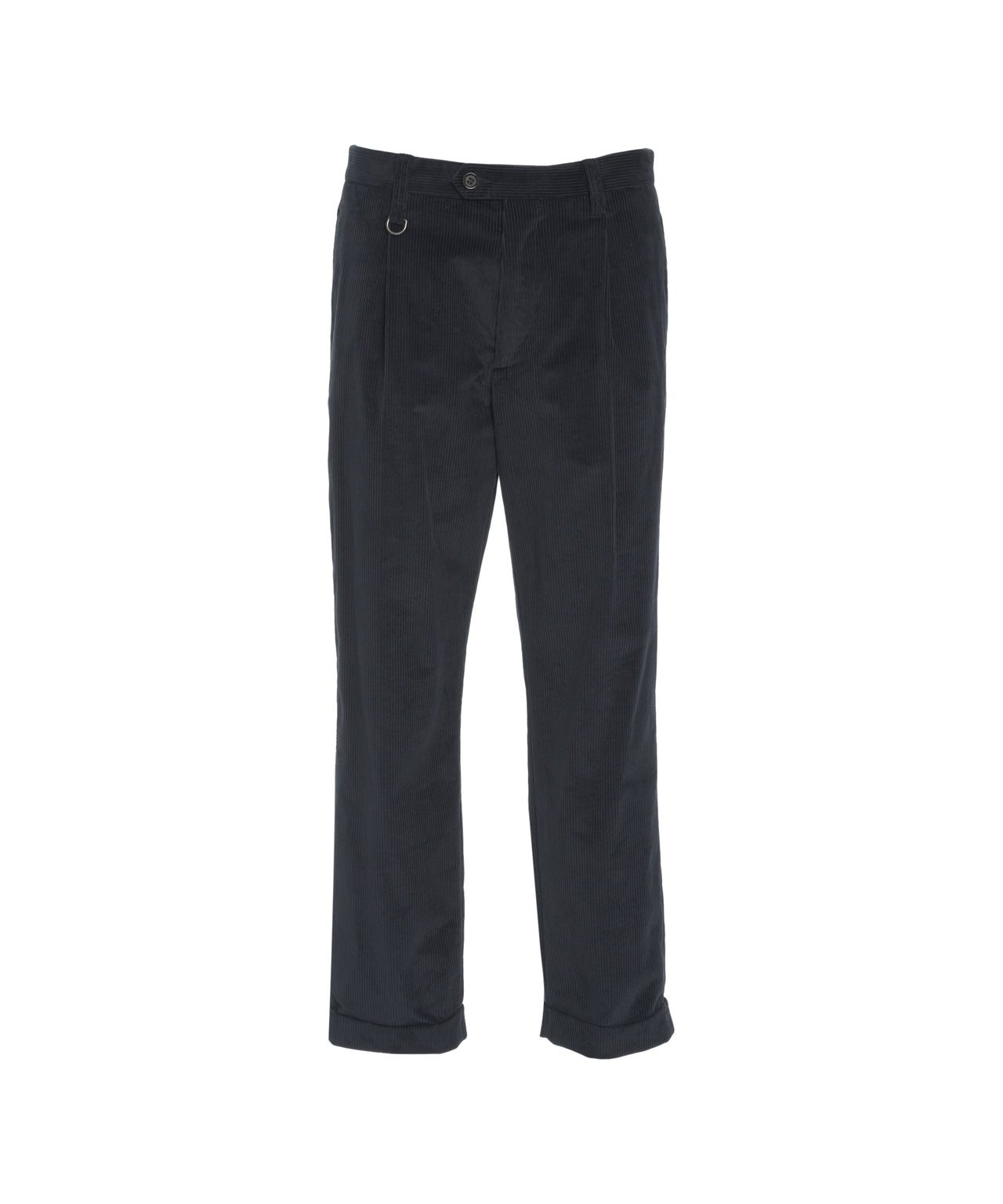 PAOLO PECORA Elegant Pleated Corduroy Trousers for Men