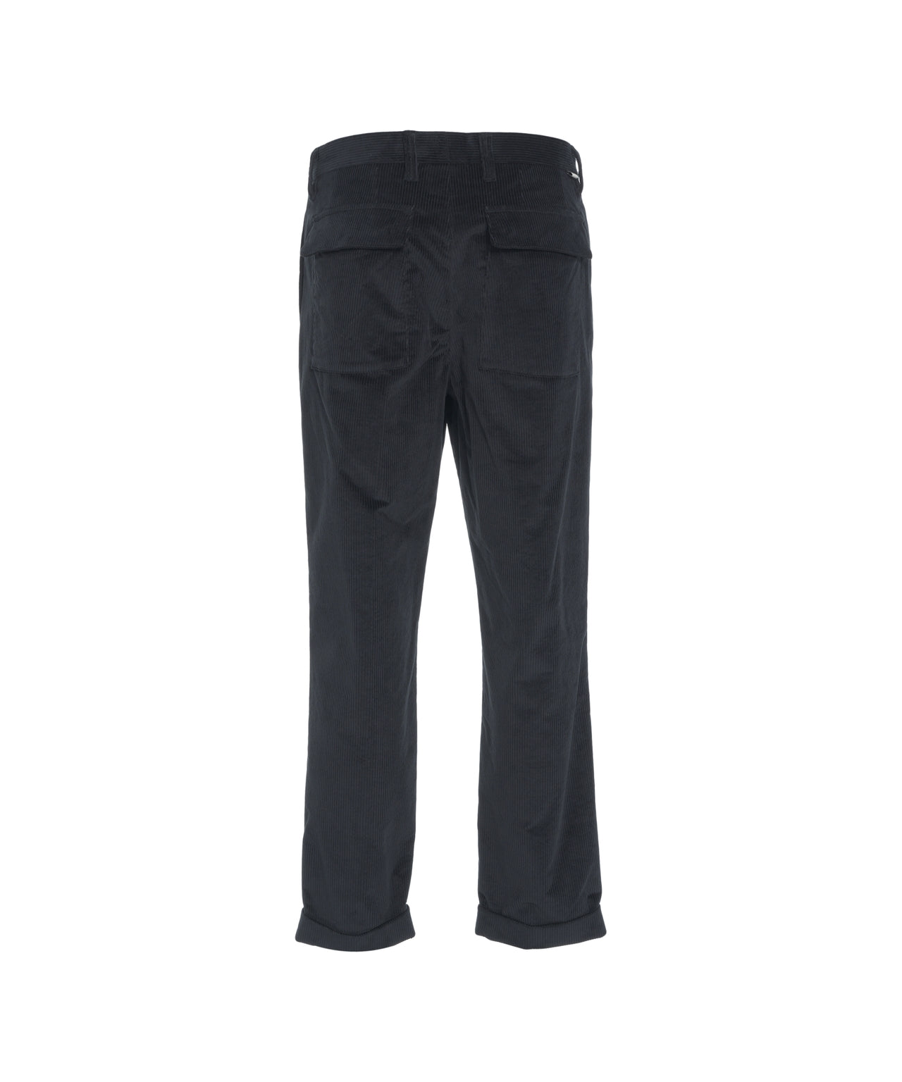 PAOLO PECORA Elegant Pleated Corduroy Trousers for Men