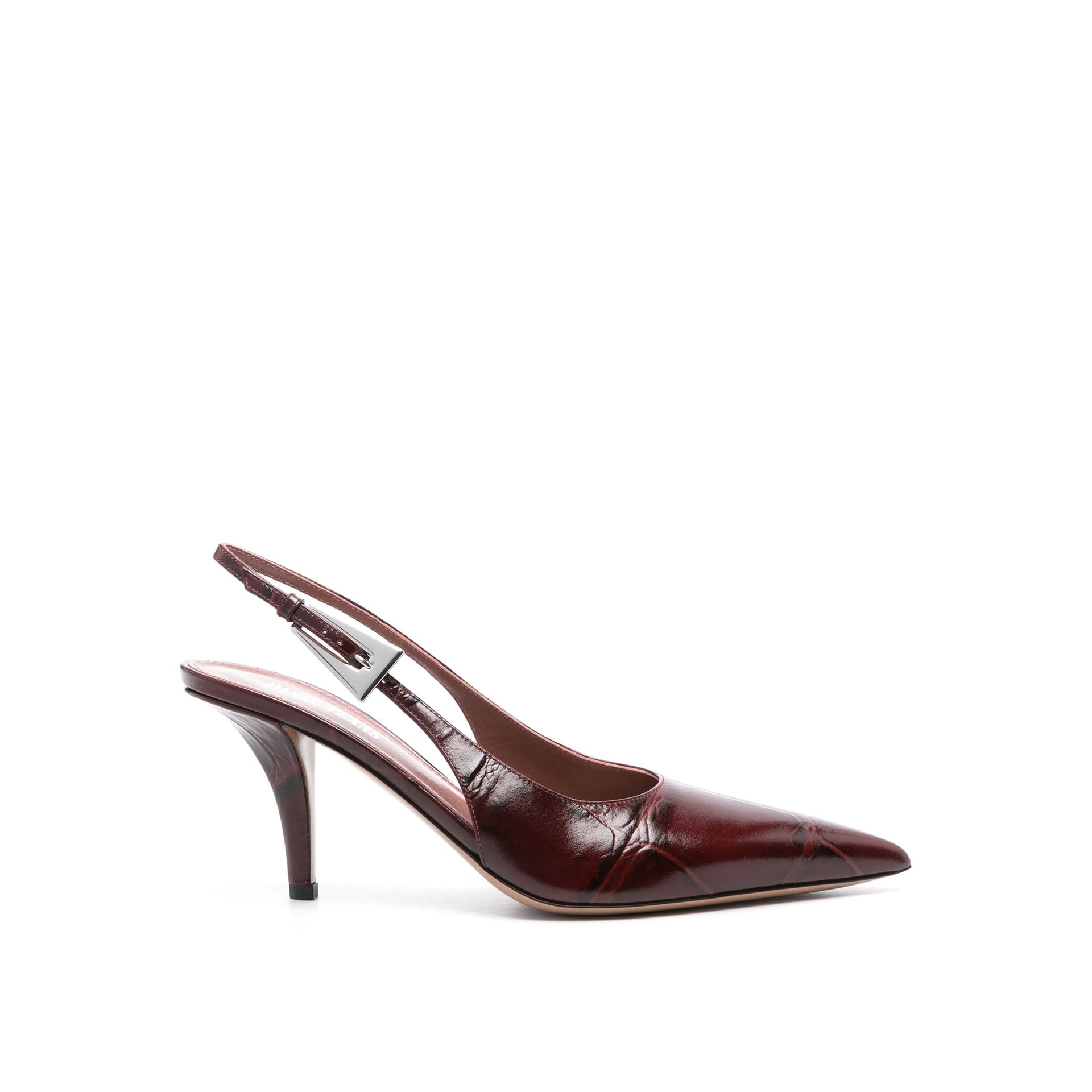 PARIS TEXAS Jessica Leather Slingback Pumps for Women