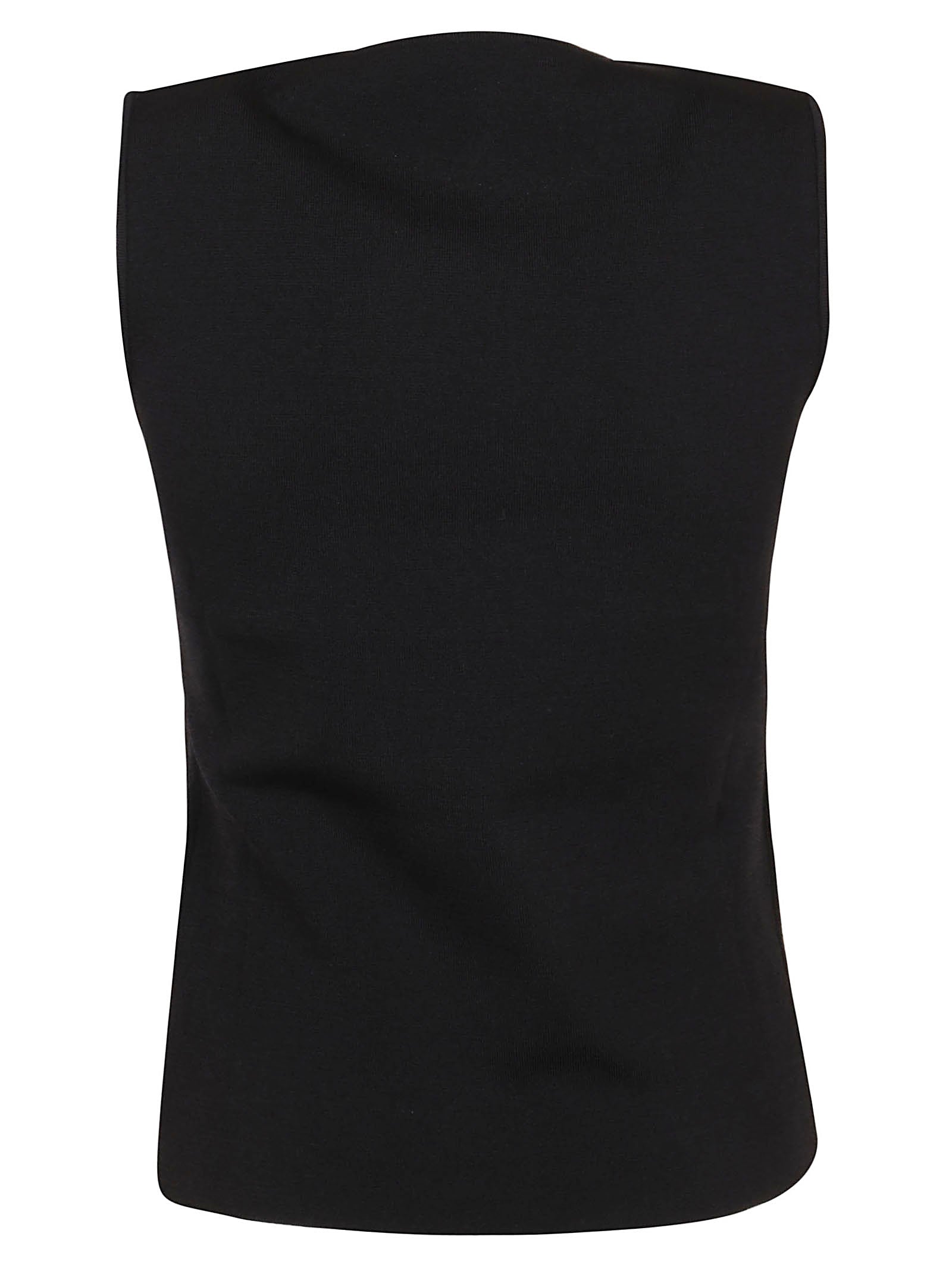 PAROSH Sleek Sleeveless Knit Top