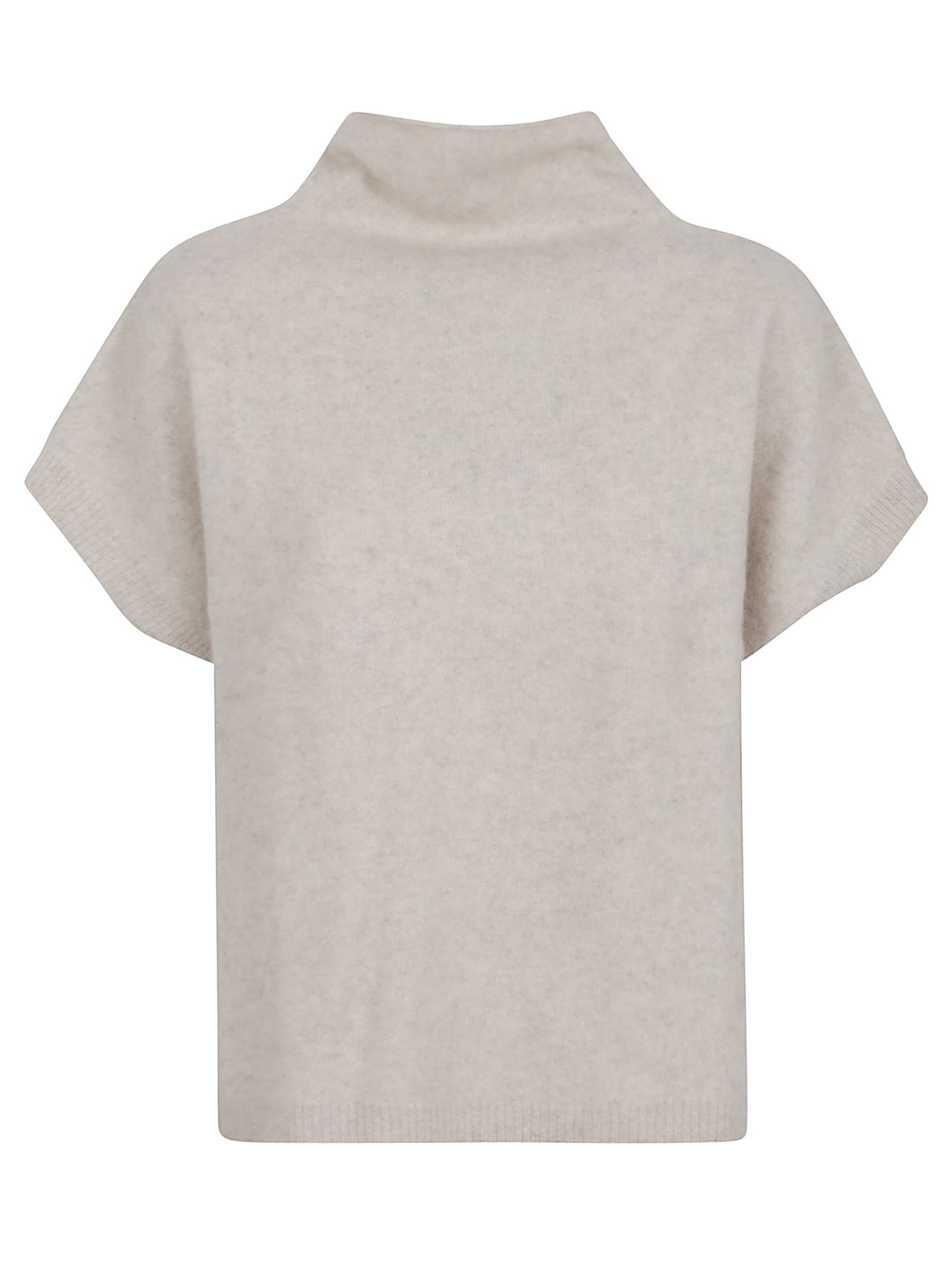 PAROSH Chic High Neck Racoon Sweater