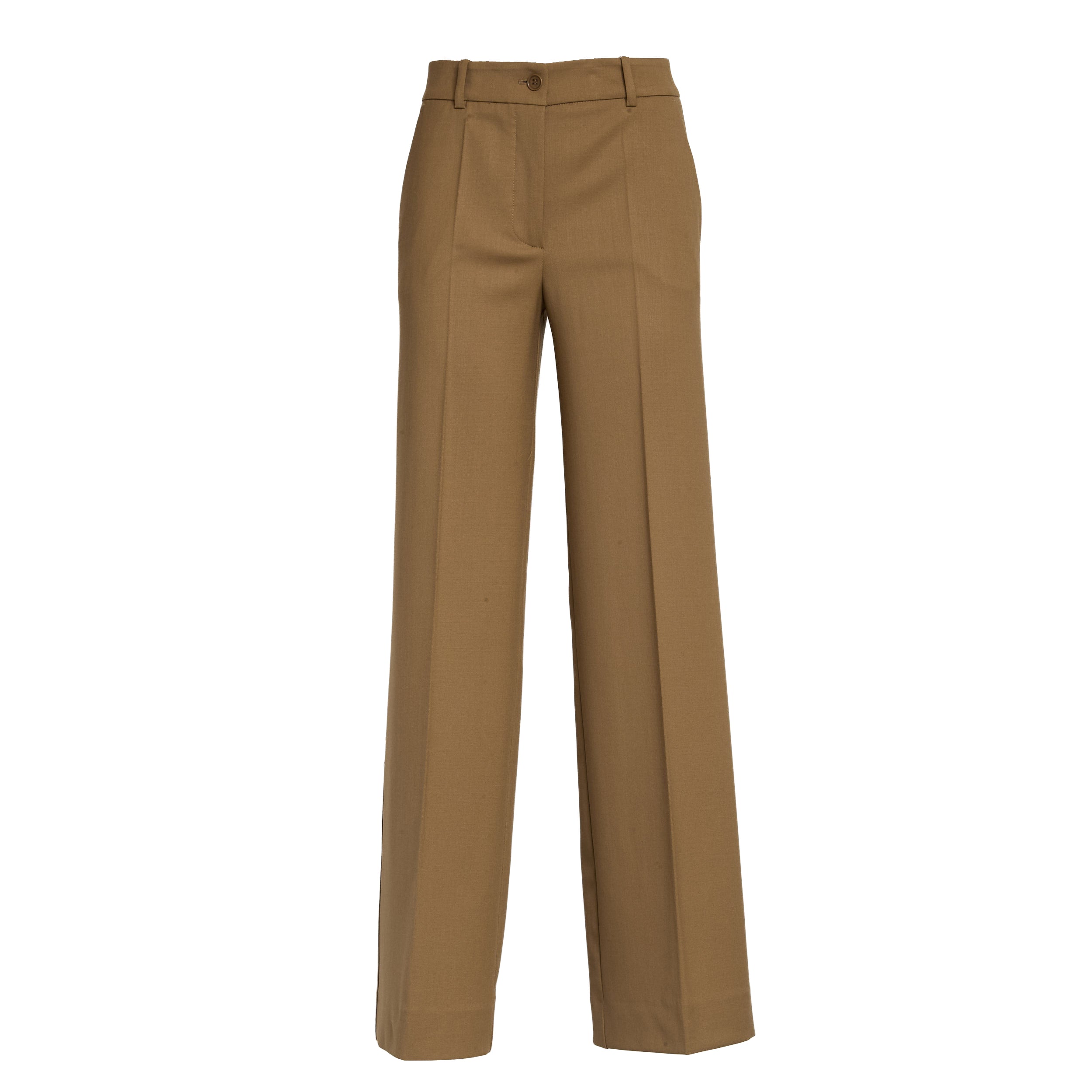 PAROSH Regular Fit Palazzo Trousers - 110 cm Length