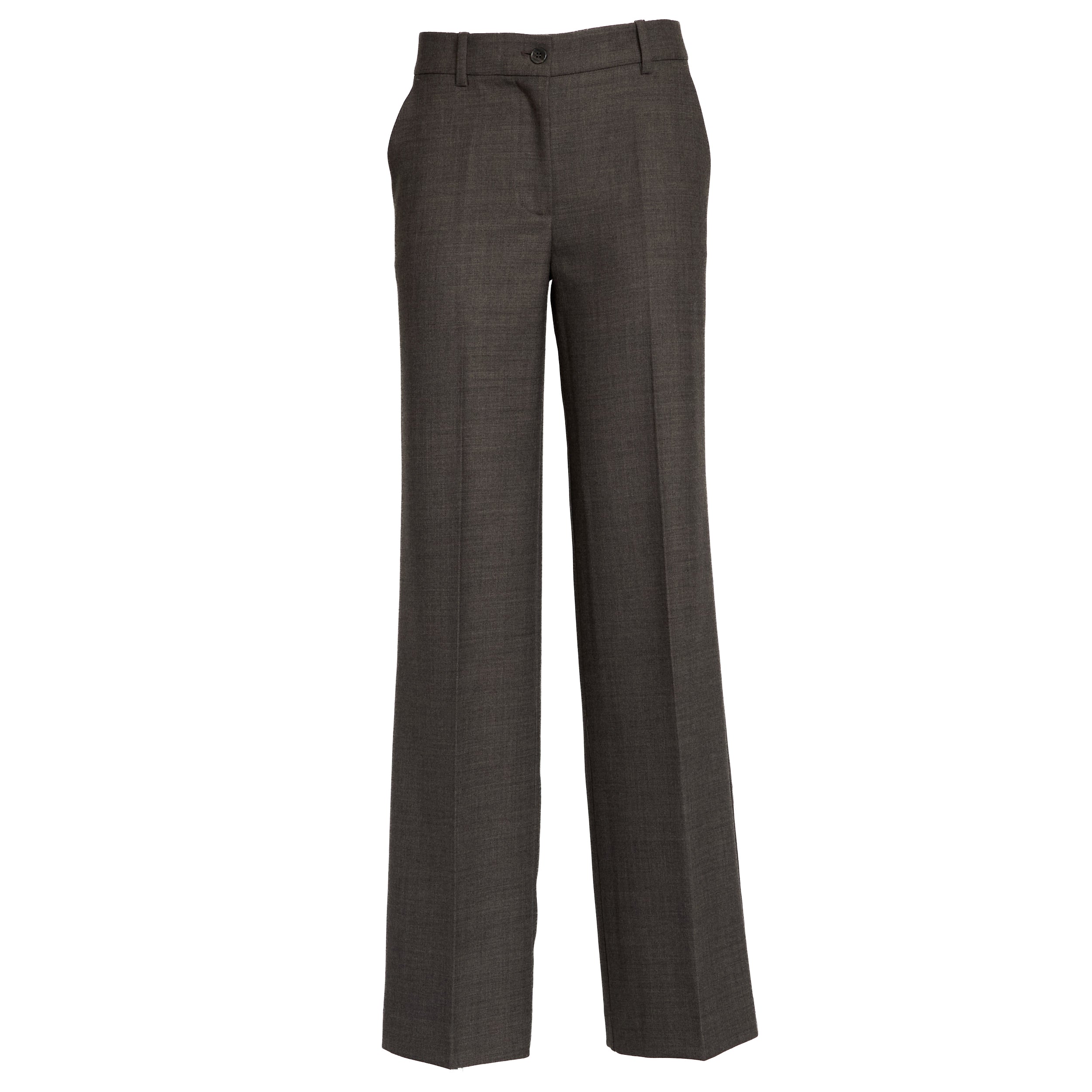 PAROSH Wide Straight Leg Trousers - Regular Fit