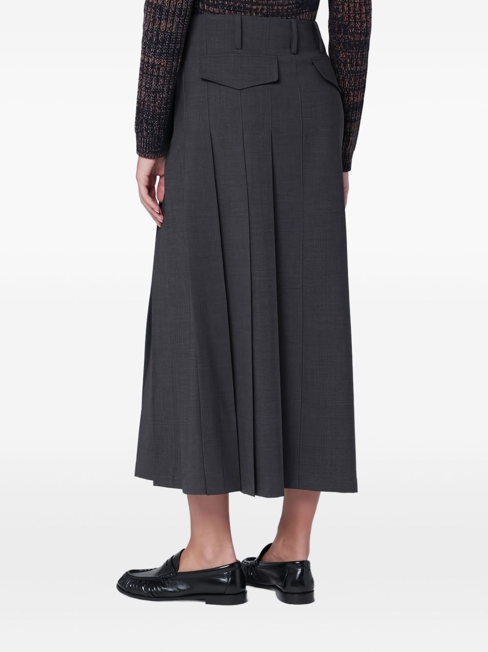PAROSH Elegant Longuette Skirt for Women