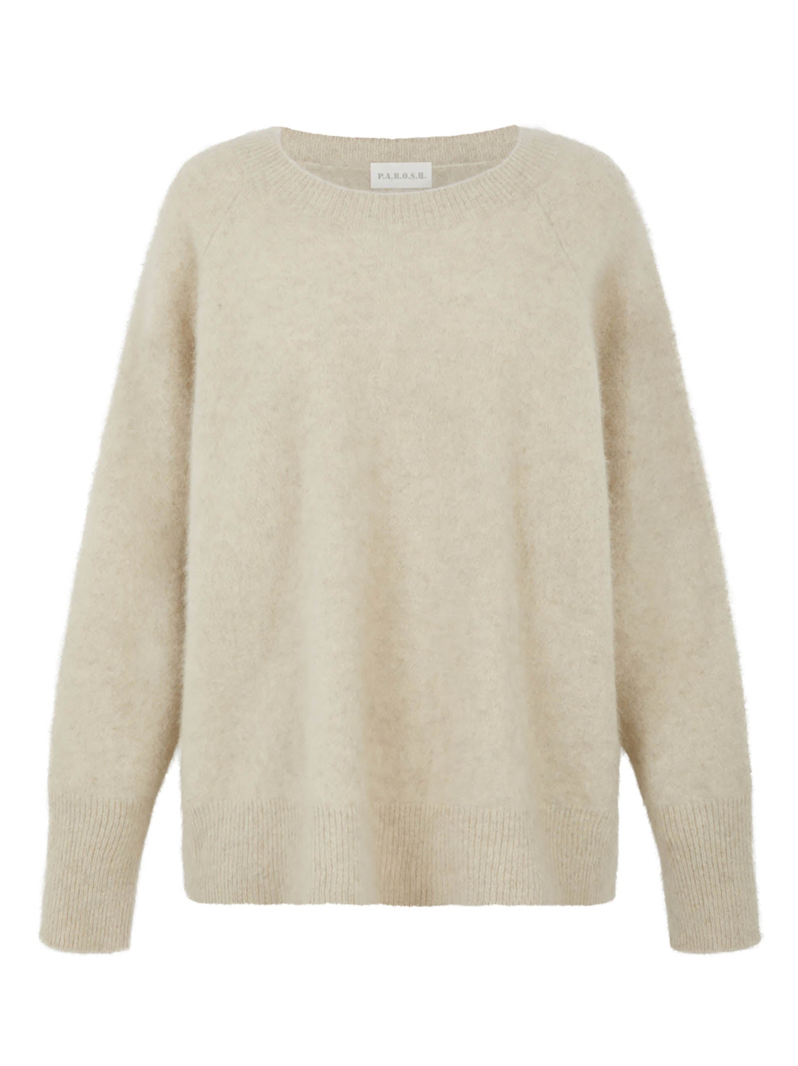 PAROSH Women's Long-Sleeved Crew Neck Sweater - Perfect for Layering