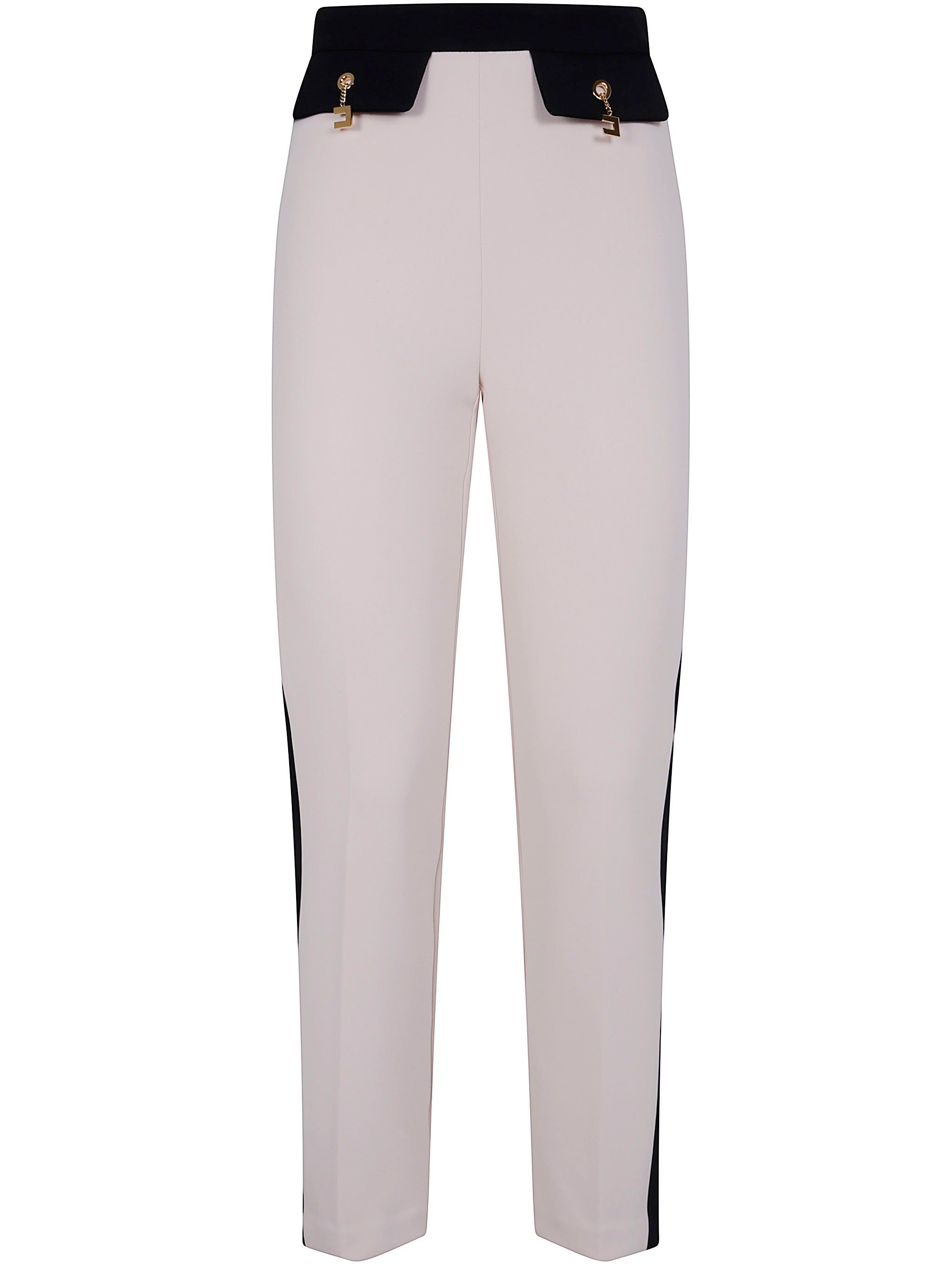 ELISABETTA FRANCHI Women's Mini Slim Cropped Trousers