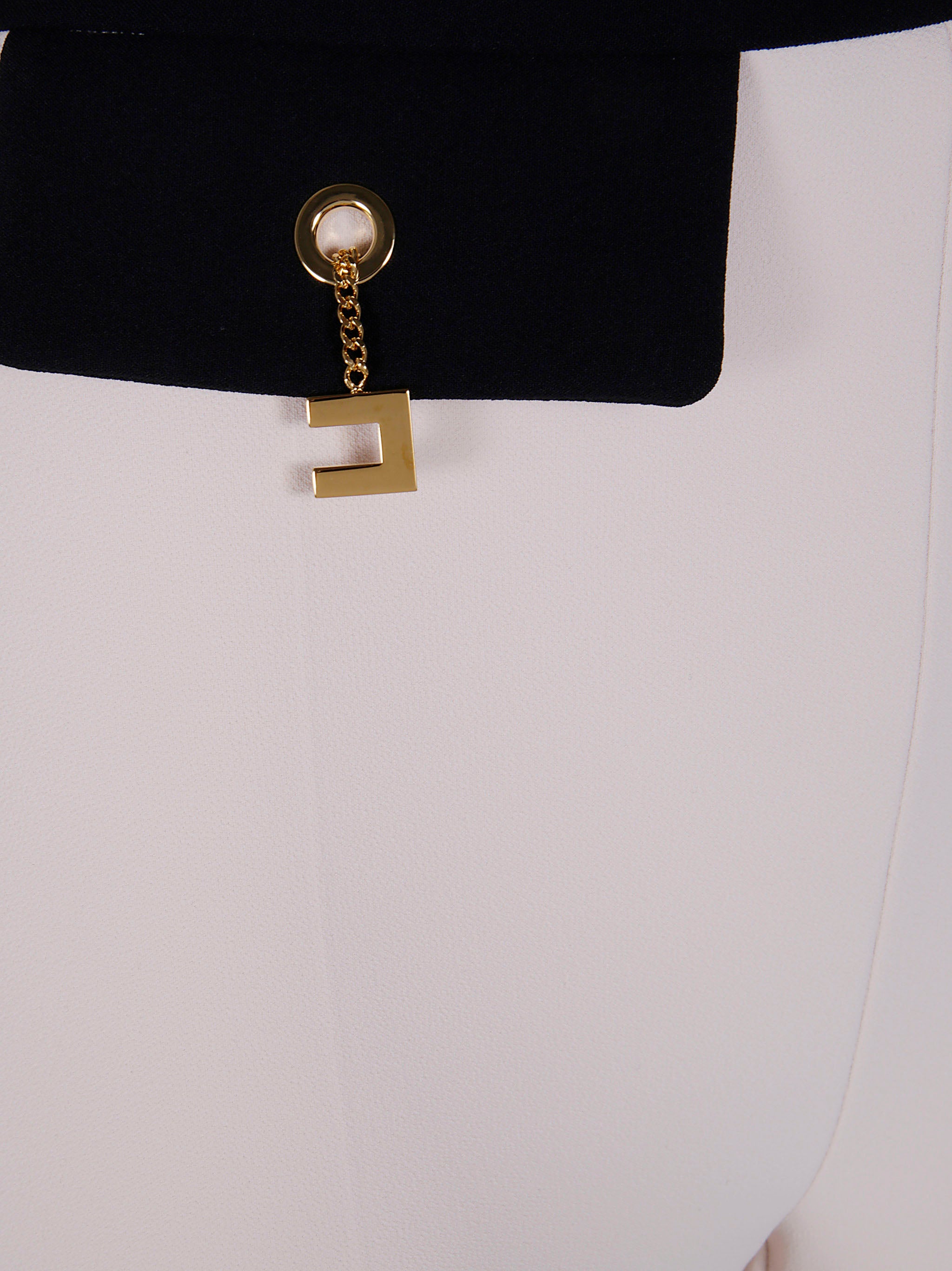 ELISABETTA FRANCHI Women's Mini Slim Cropped Trousers