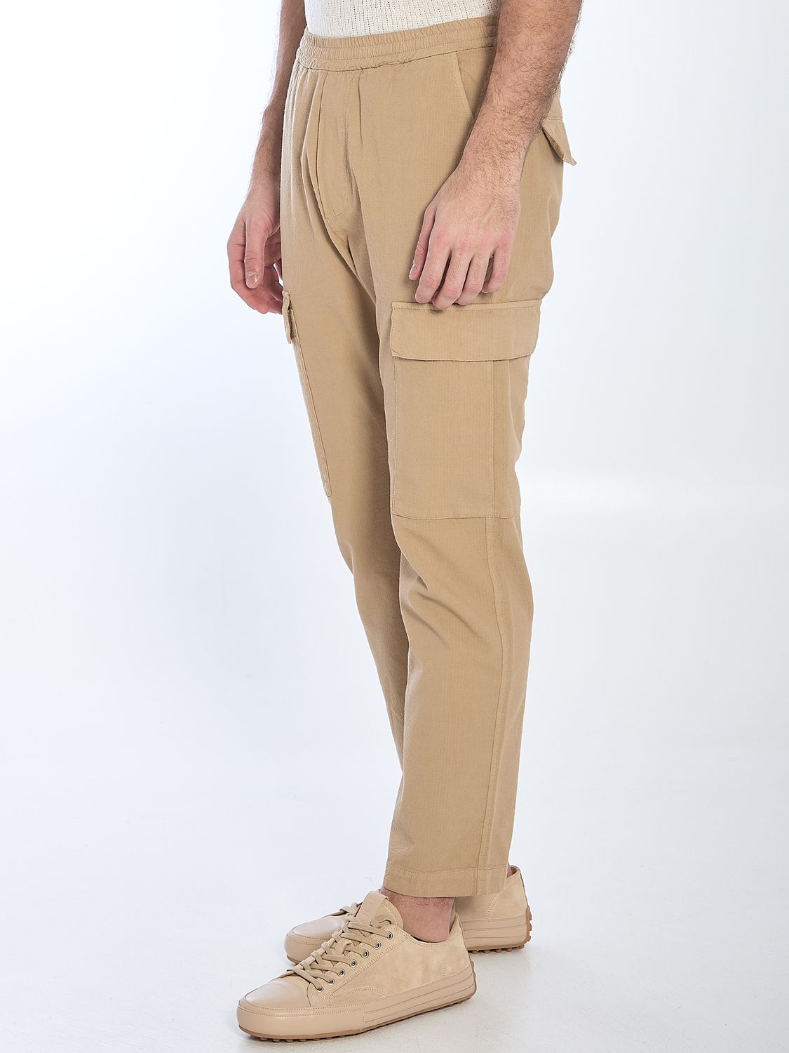 BARENA Comfort Fit Men’s Trousers with Cargo Pockets - Size 48