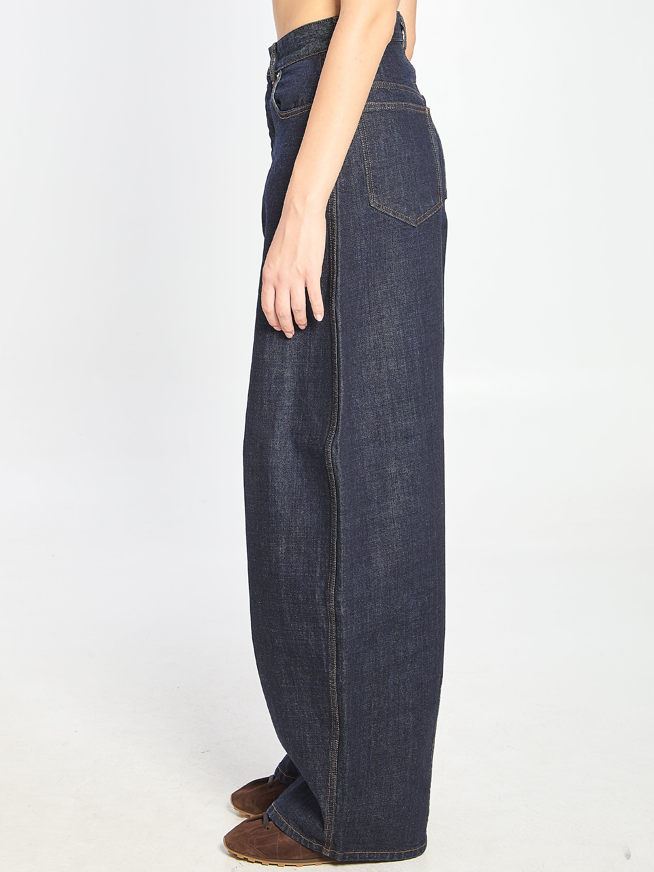 JACQUEMUS High Waist Oval Denim Pants - Size 25