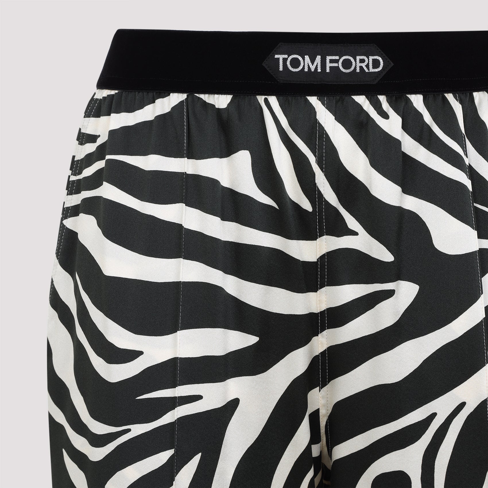 TOM FORD Zebra Print Silk Pants for Women