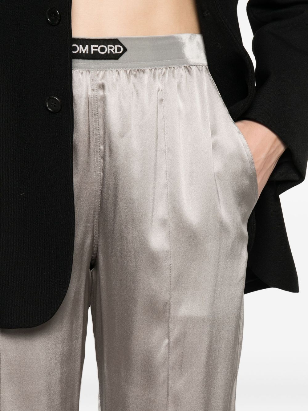 TOM FORD Silk Trousers for Women