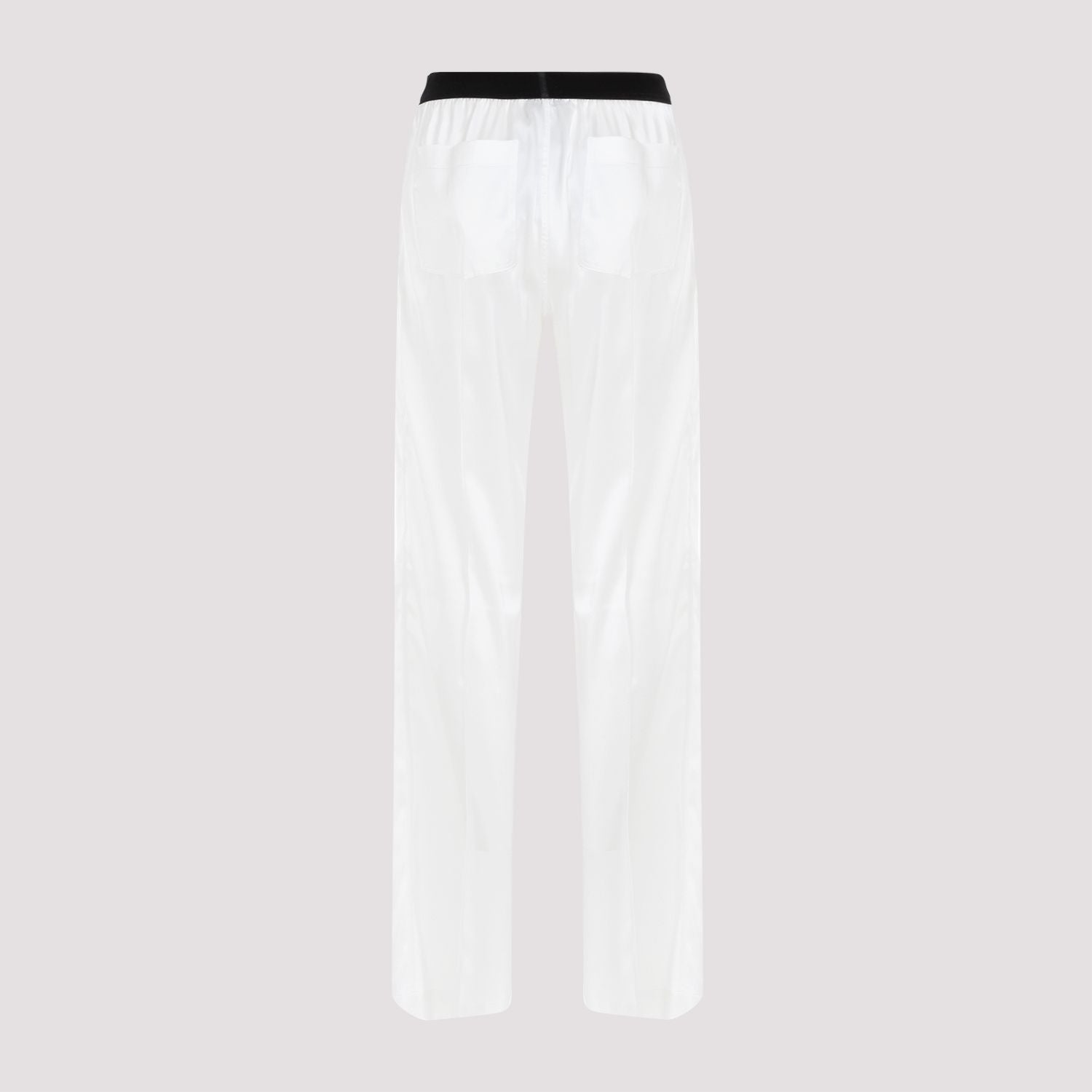 TOM FORD Logo Patch Straight Leg Trousers - Women