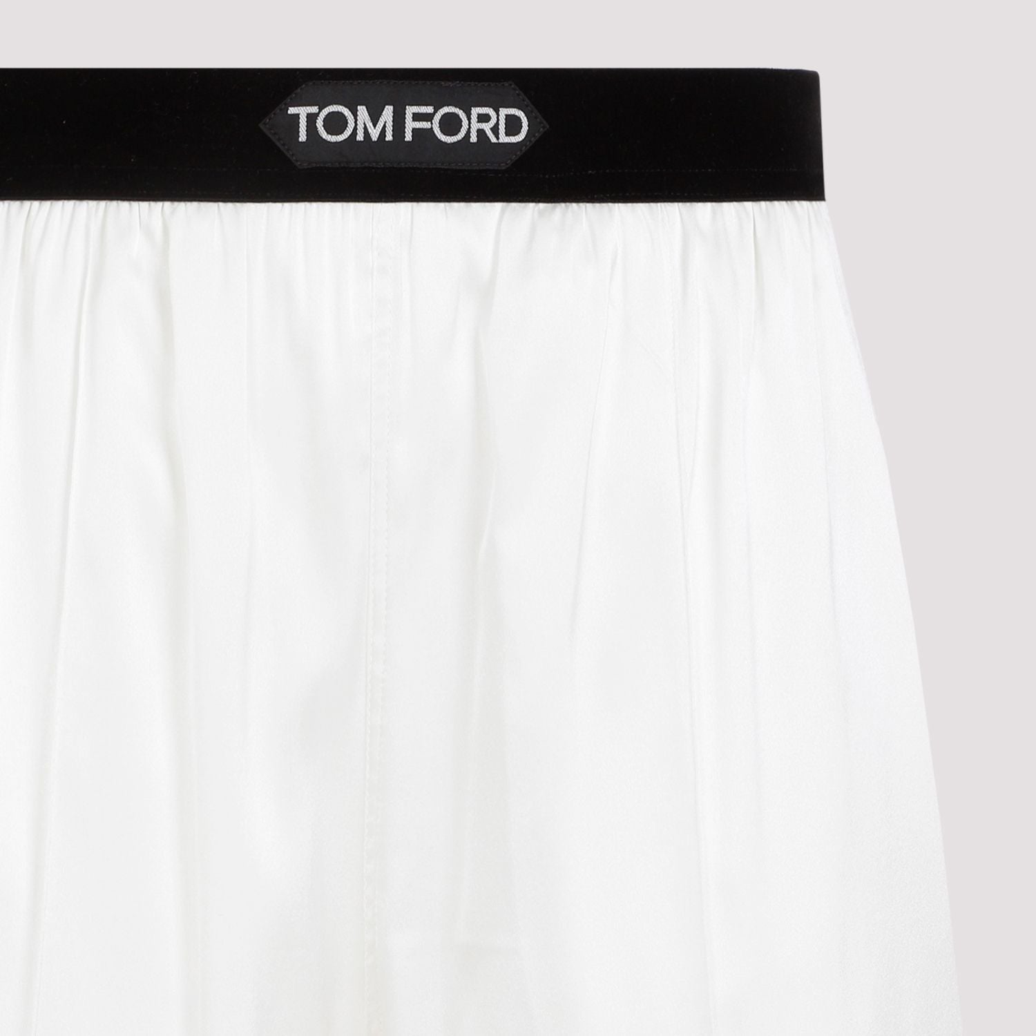 TOM FORD Logo Patch Straight Leg Trousers - Women