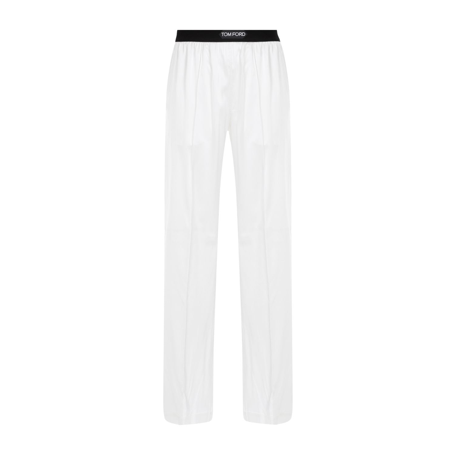TOM FORD Logo Patch Straight Leg Trousers - Women