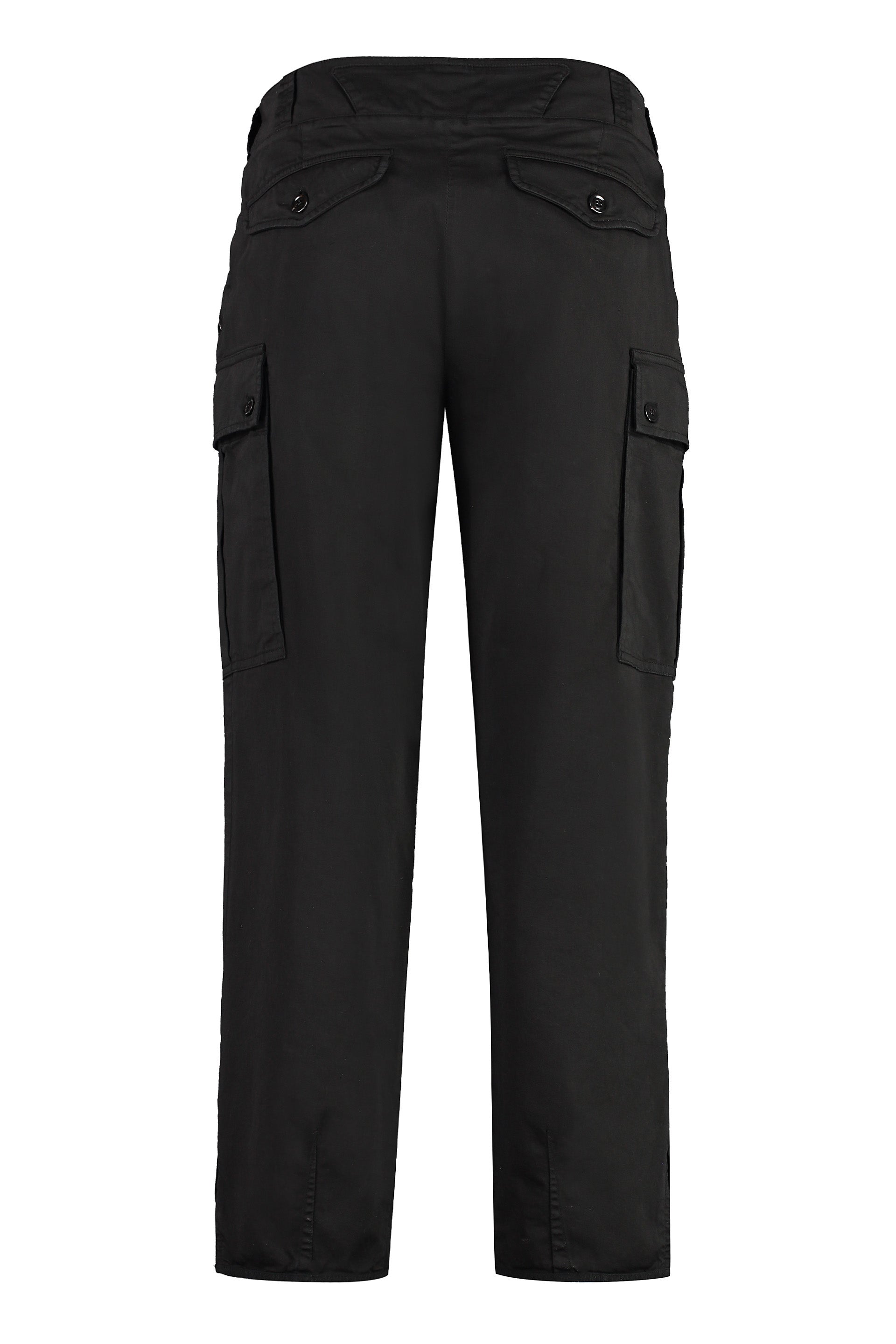 TOM FORD Stretch Cotton Cargo Trousers with Bottom Side Slits - Women's
