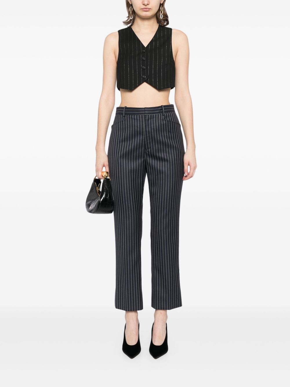 TOM FORD Wool Striped Trousers